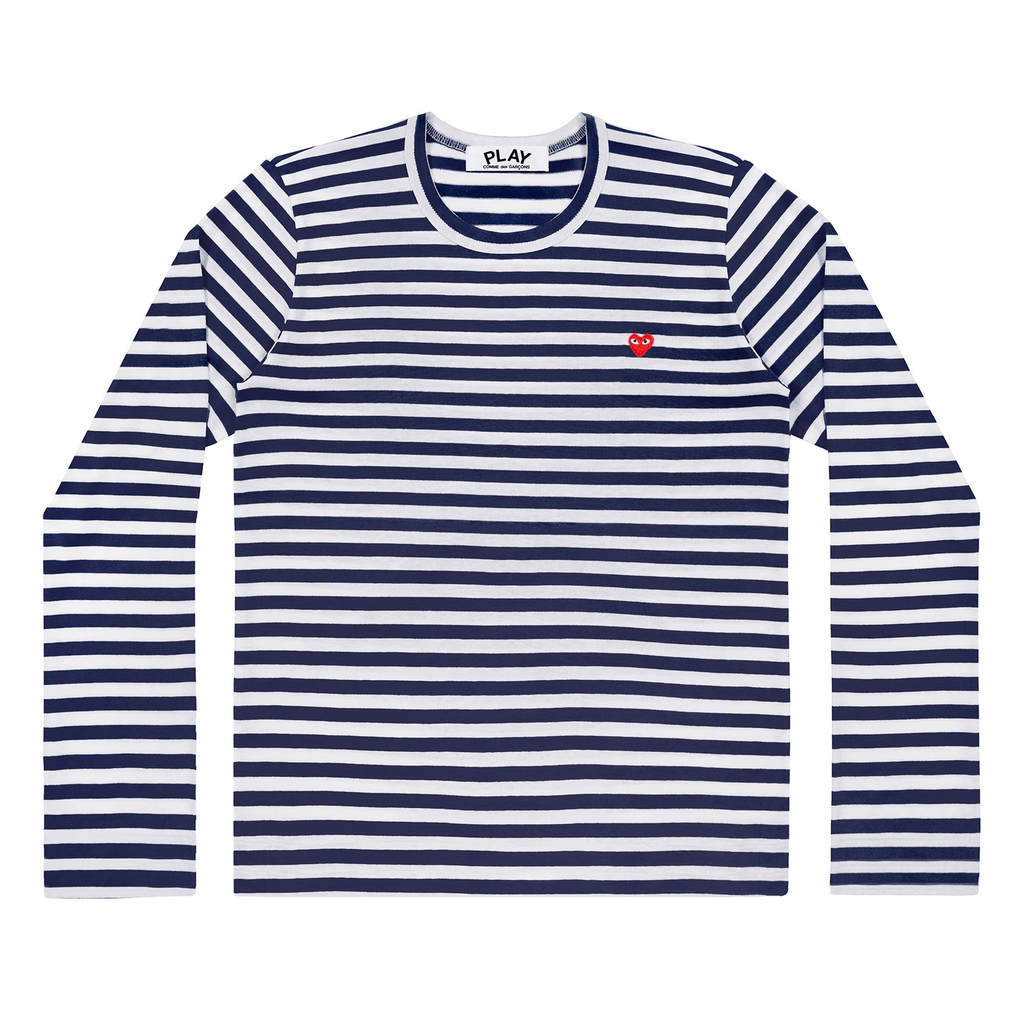 COMME DES GARÇONS Striped Red Heart hot Long