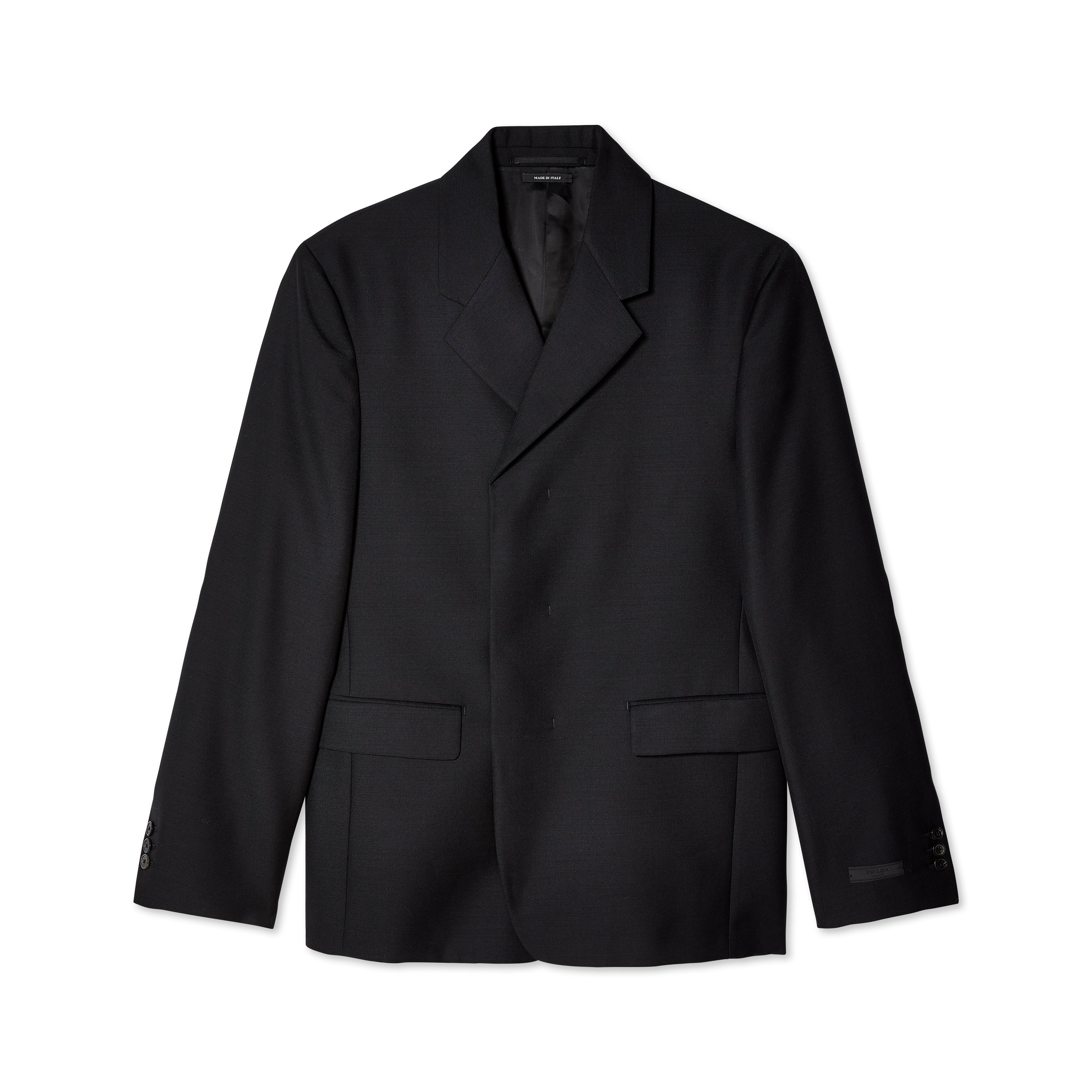 Prada - Men's Single-Breasted Mohair Jacket - (Black)