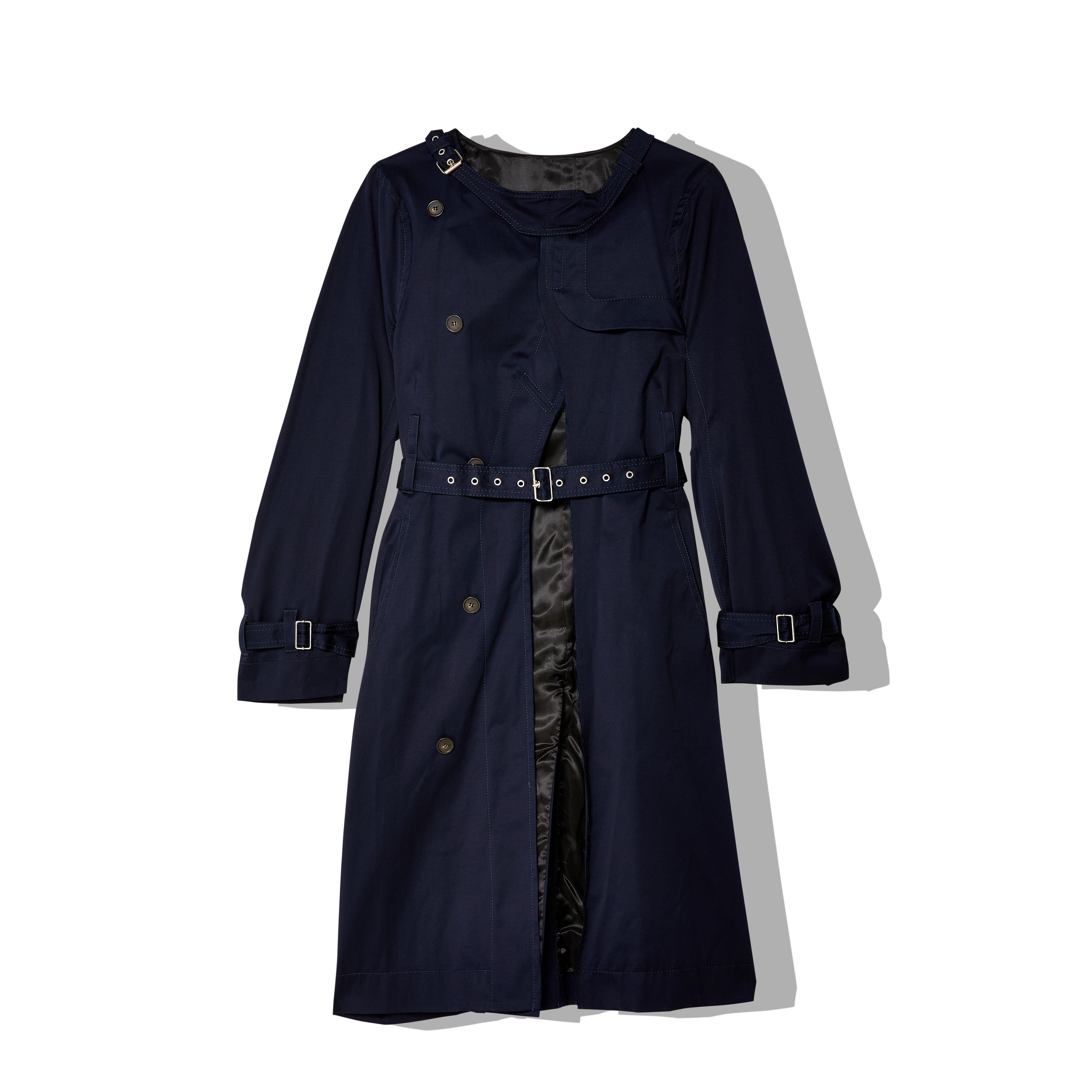 Marina Yee - Women's Cardigan Trench Coat - (Navy) – DSMNY E-SHOP