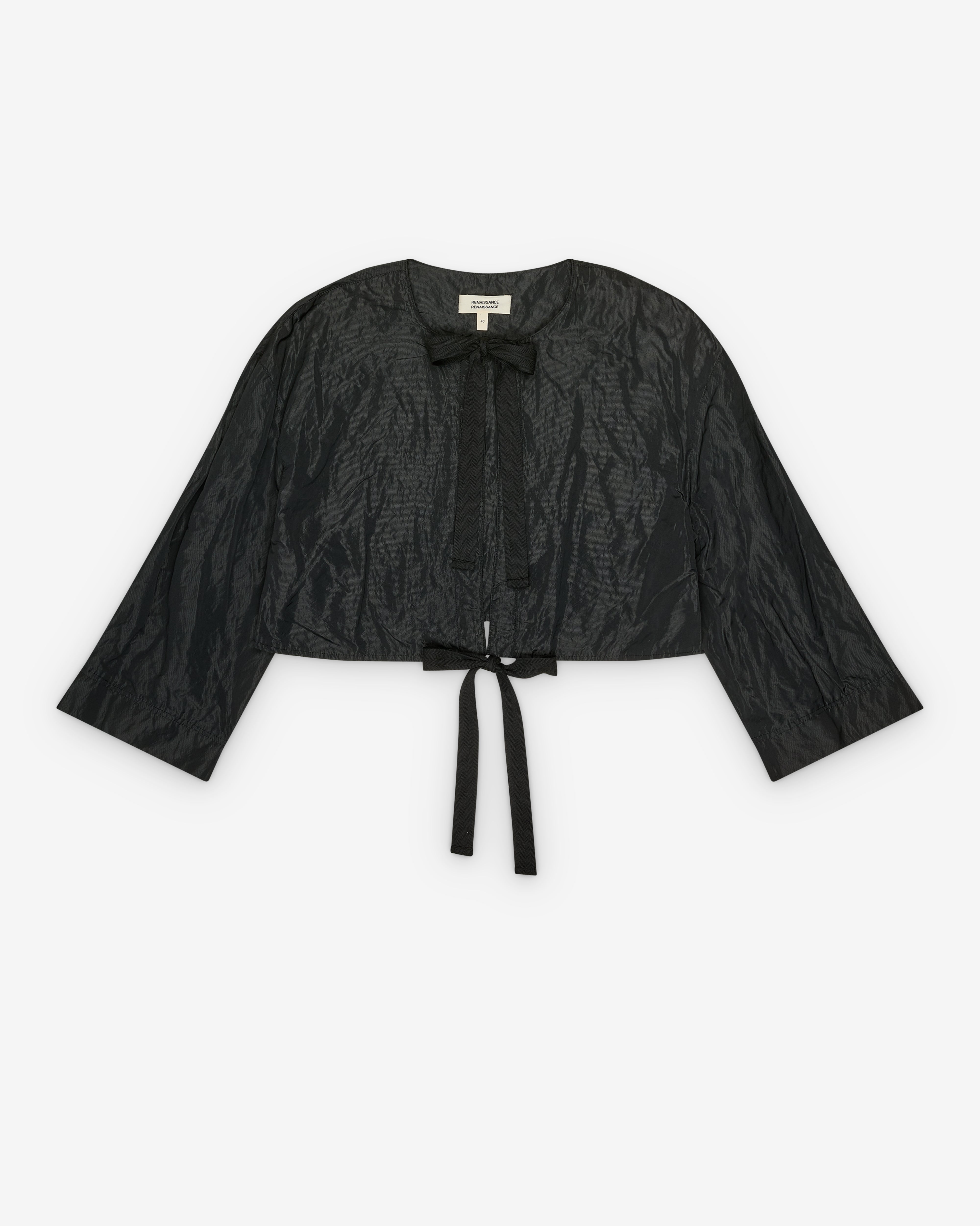 ルネ　Rene' ボレロジャケット　ブラック　36 （M） Renaissance Renaissance: Women's Jane Bolero Jacket (Black