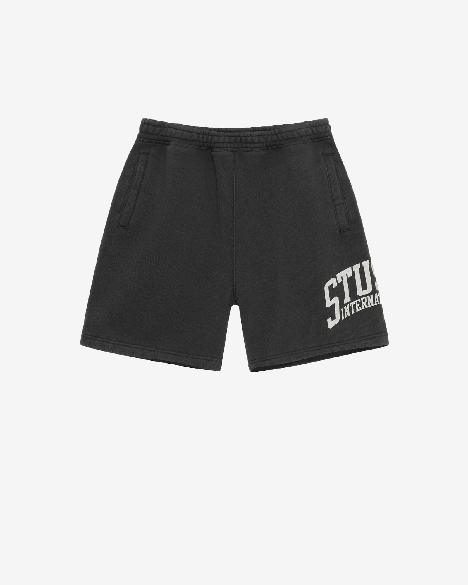 Stüssy: Men's Stüssy Intl Short (Washed Black) | DSMNY E-SHOP