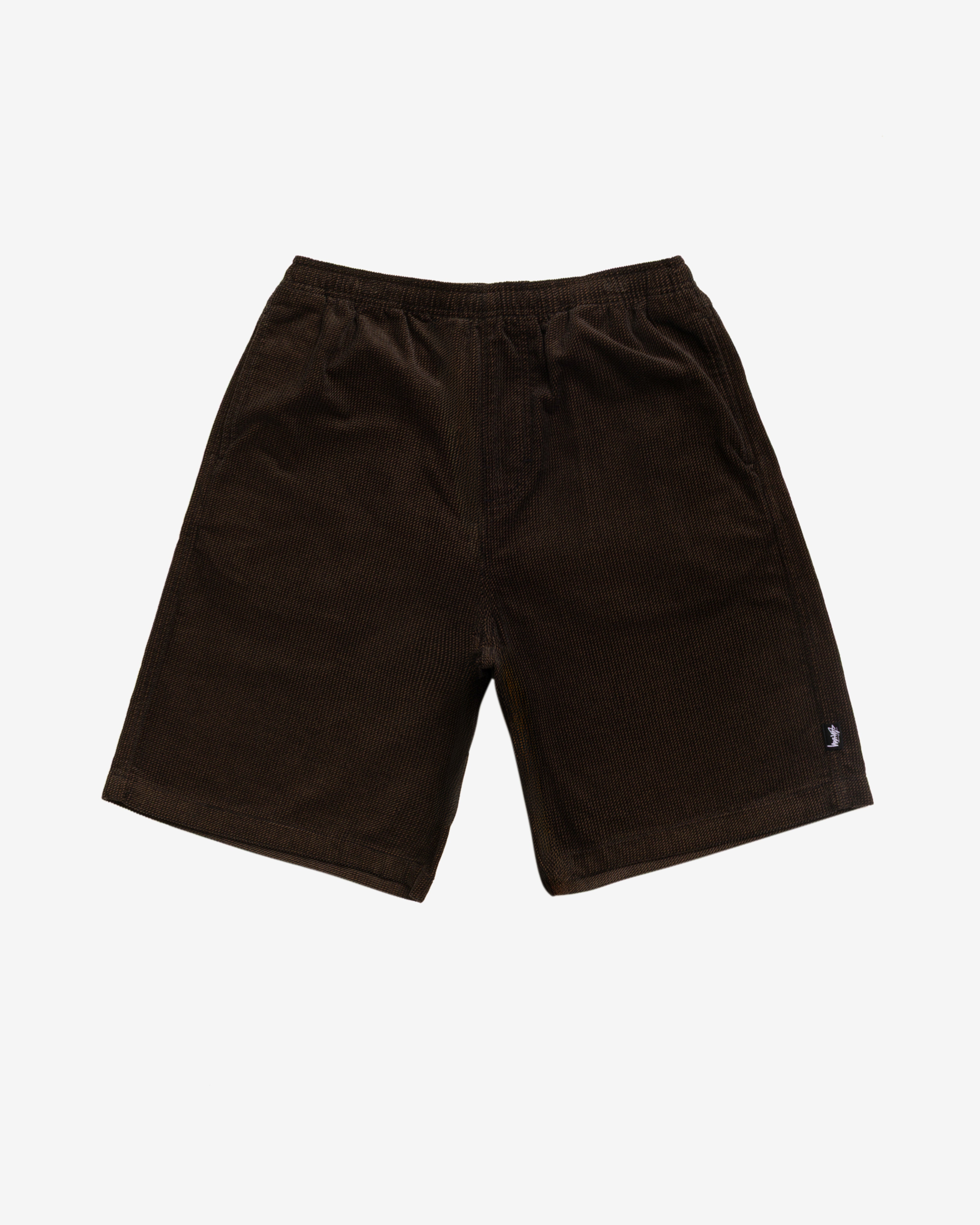 Stüssy: Men's Baggy Beach Twill Cord Short (Black) | DSMNY E-SHOP