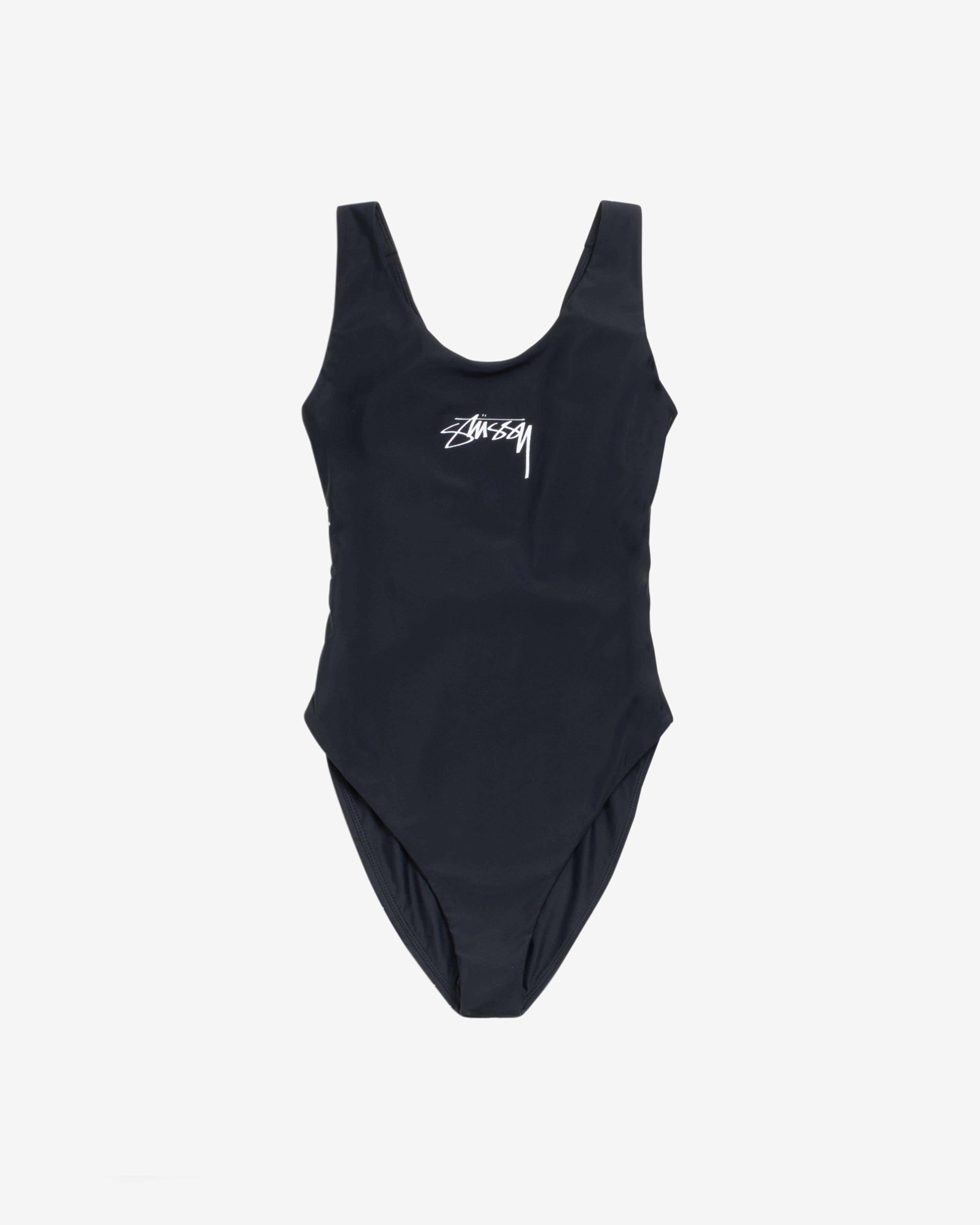STUSSY WOMEN 水着 Stüssy: Women's Surf Stock One Piece (Black) | DSMNY E-SHOP