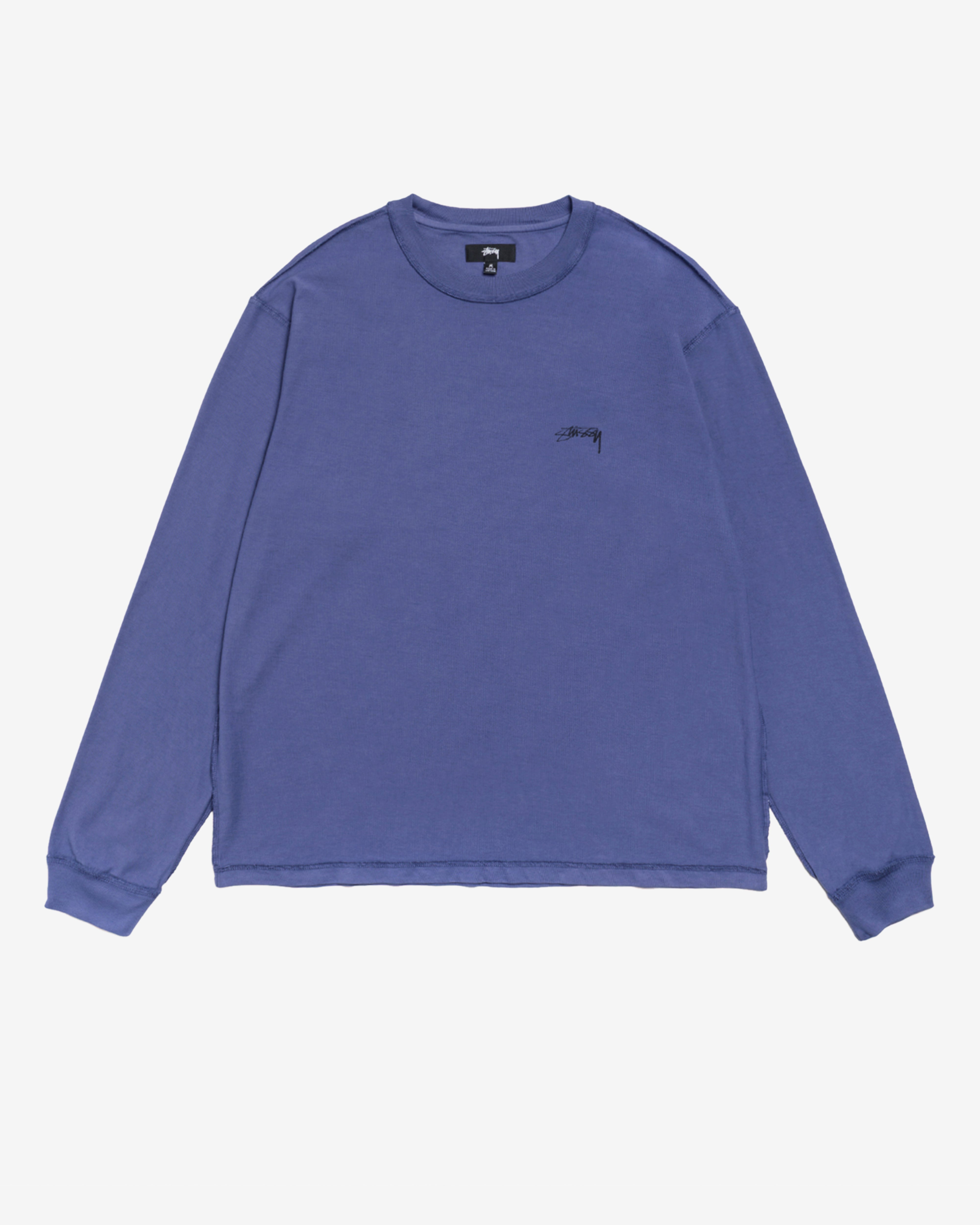 Stüssy: Men's Lazy LS Tee (Vintage Navy) | DSMNY E-SHOP