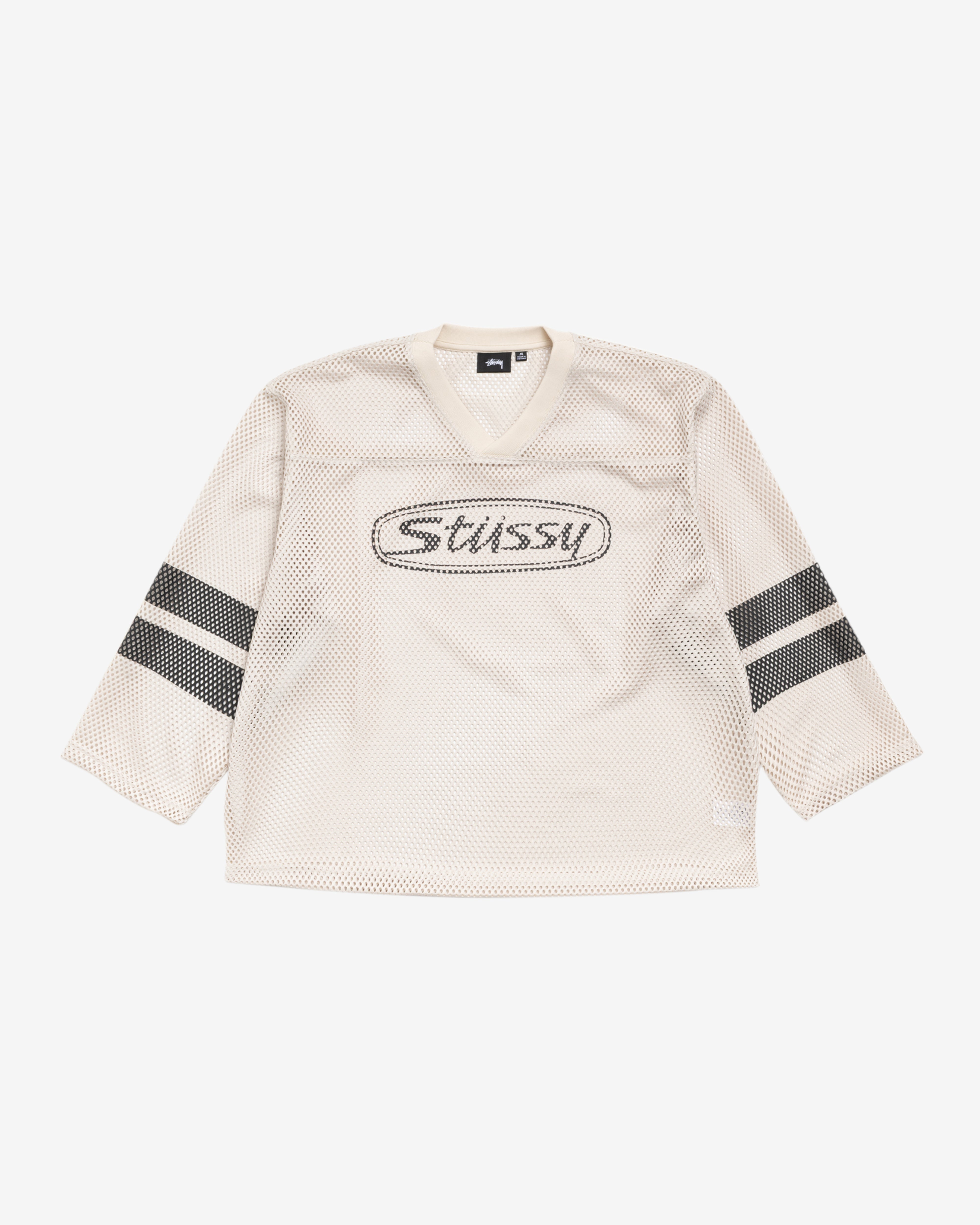 Stüssy: Men's Trucker Team Jersey (Tan) | DSMNY E-SHOP