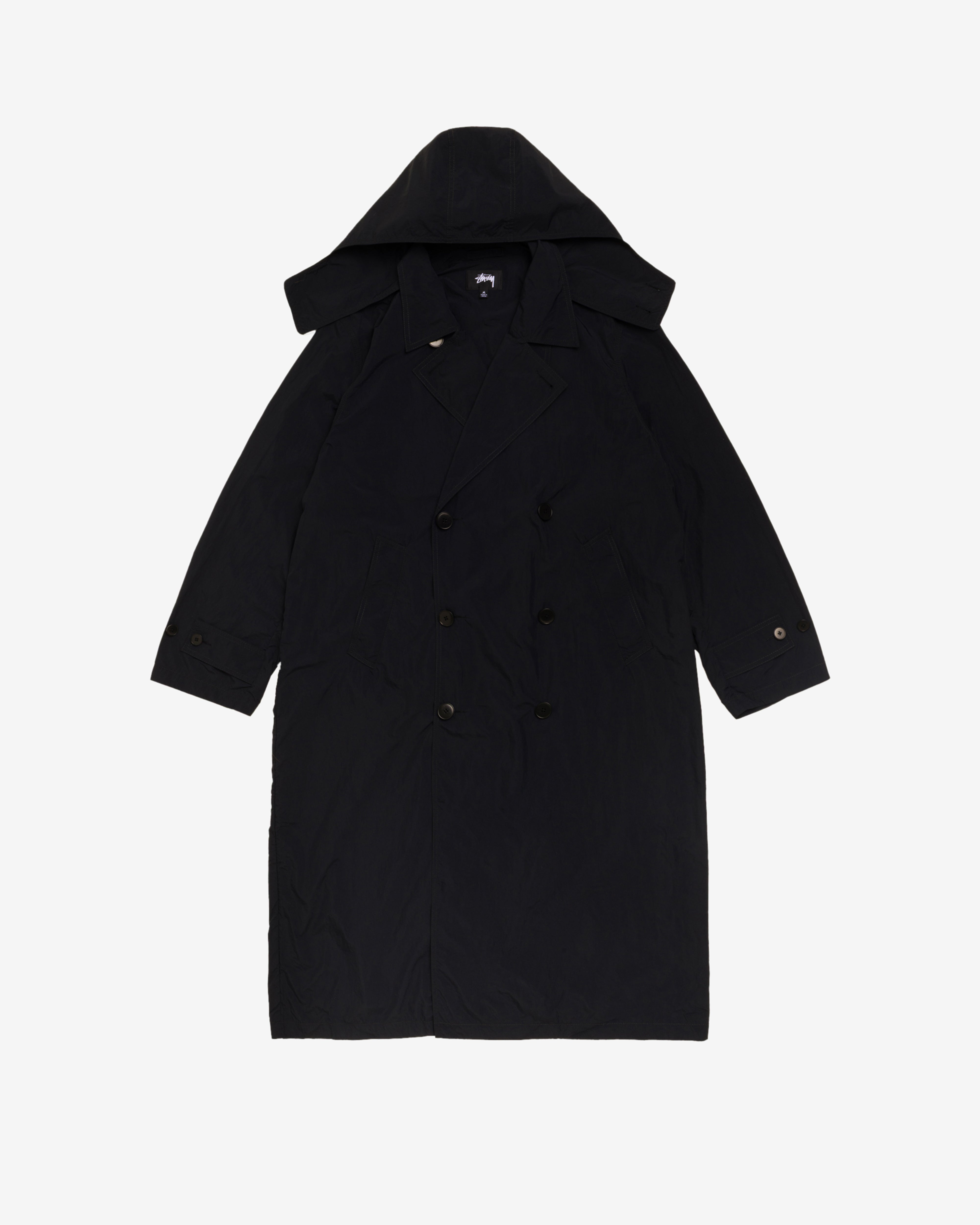 Stüssy: Men's DB Trench (Black) | DSMNY E-SHOP