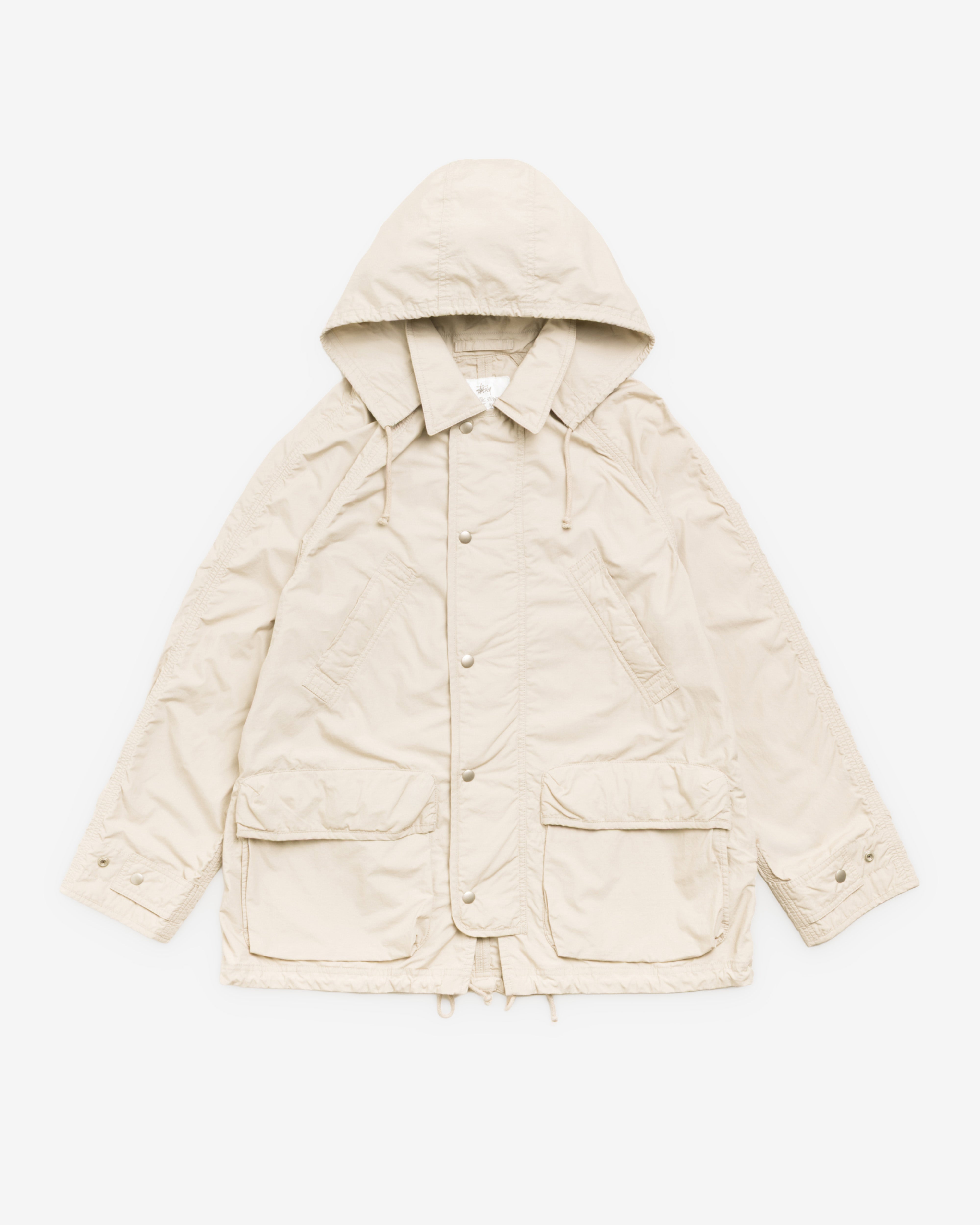 Stüssy: Men's Lightweight Field Parka (Stone) | DSMNY E-SHOP