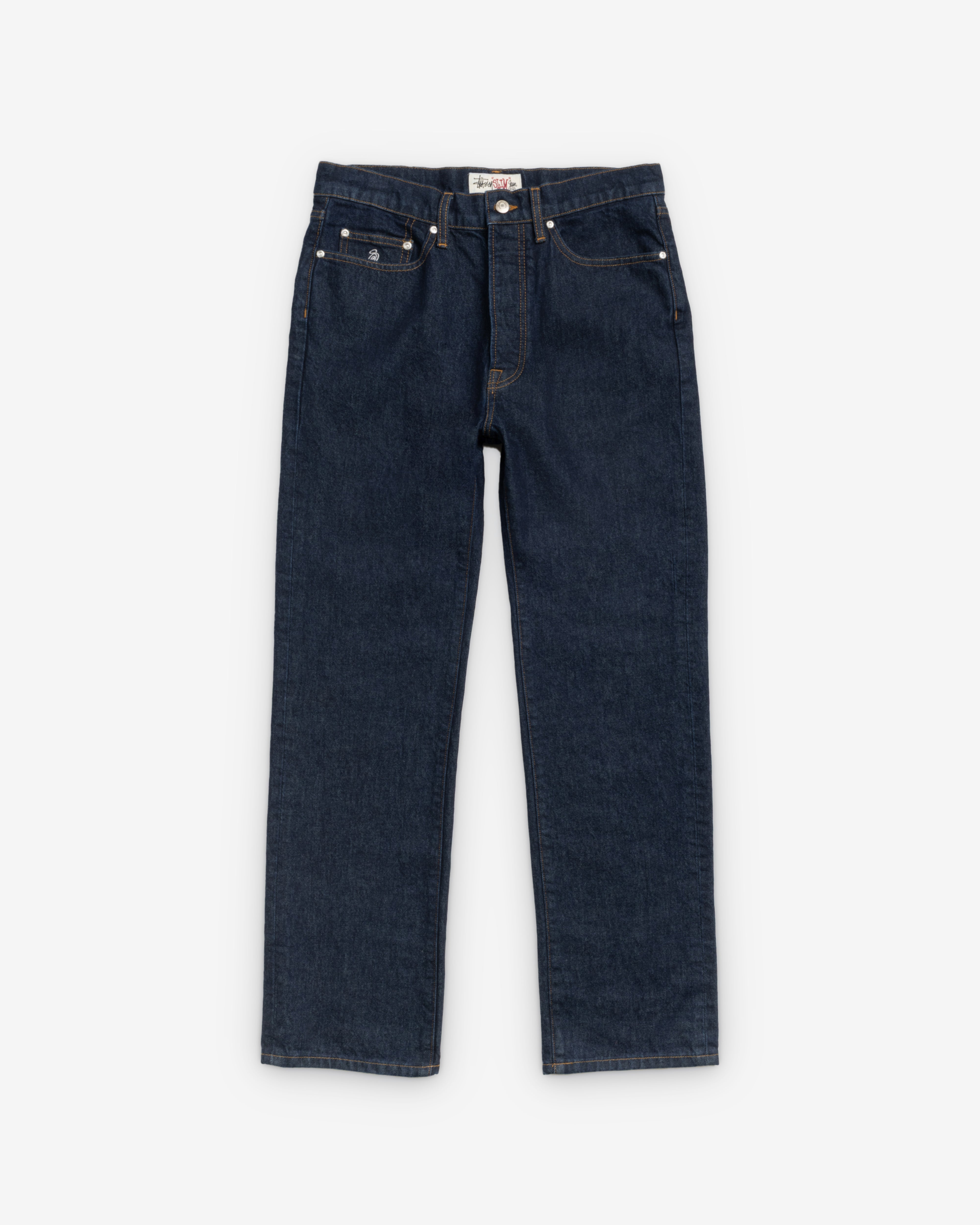 Stüssy - Men's New Slim Jeans Denim - Blue