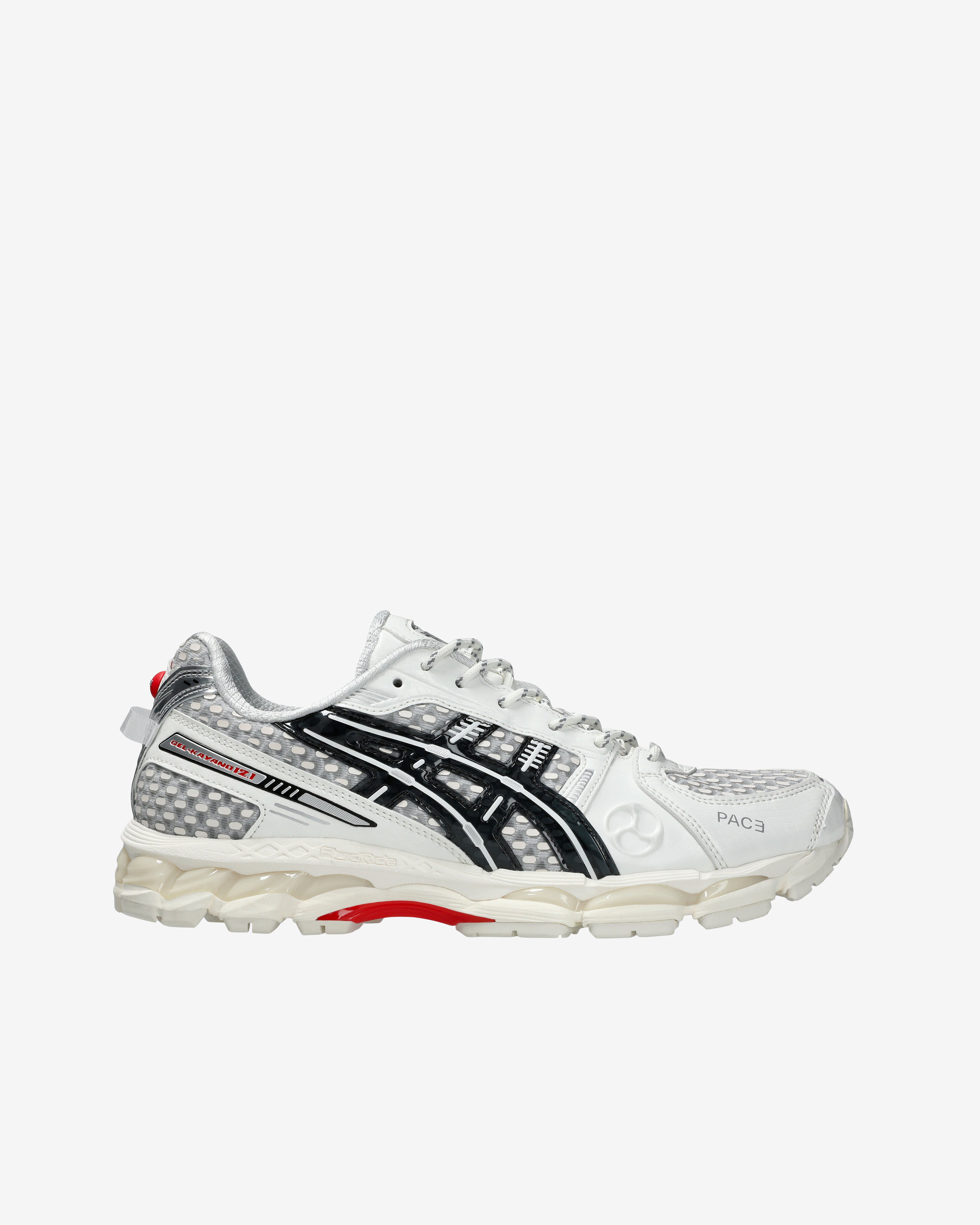 Asics: Men's Pace Gel-Kayano 12.1 (Cream/Black) | DSMNY E-SHOP Asics: Men's Pace Gel-Kayano 12.1 (Cream/Black) | DSMNY E-SHOP