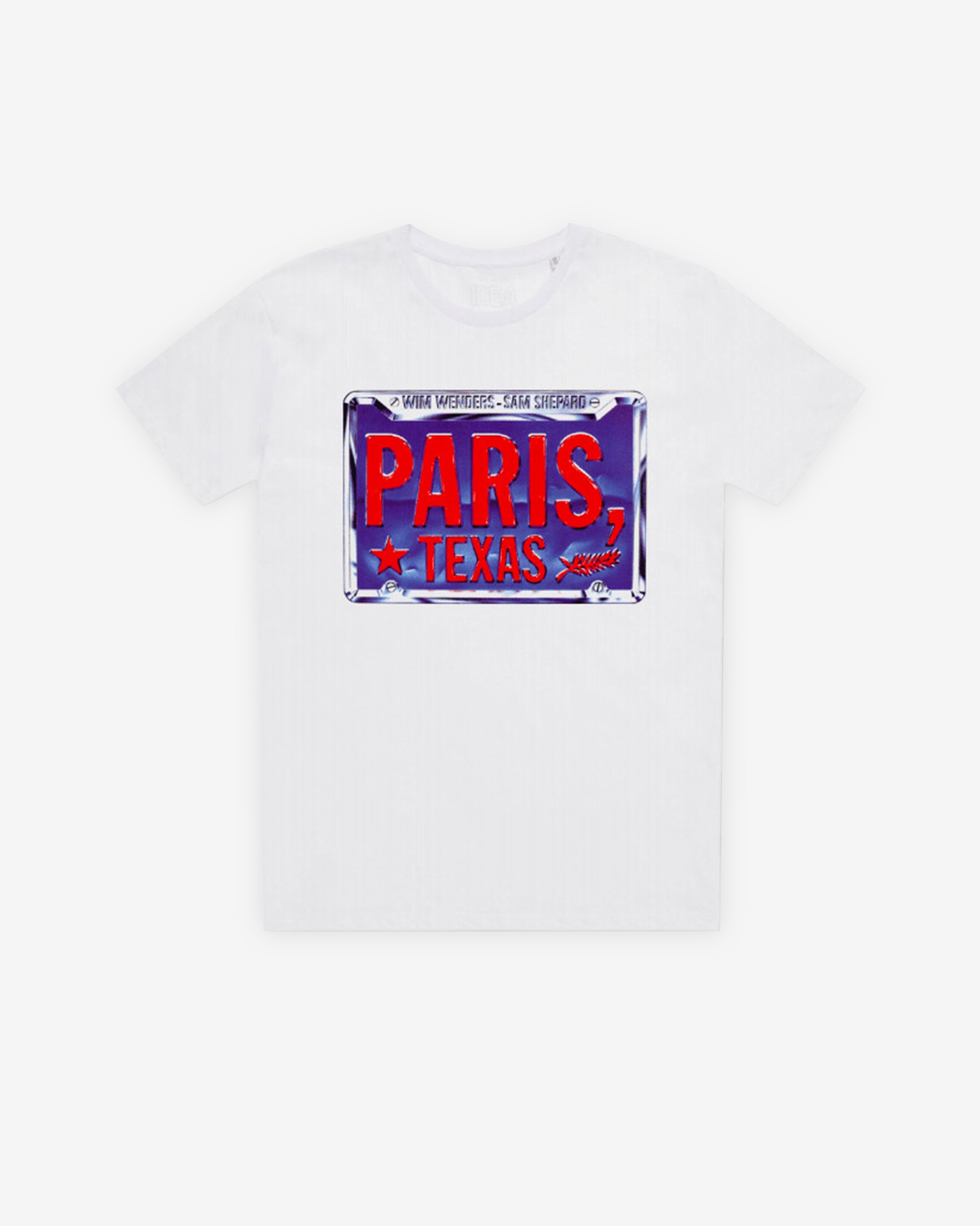 Idea: Paris Texas License Plate T-Shirt (White) | DSMNY E-SHOP