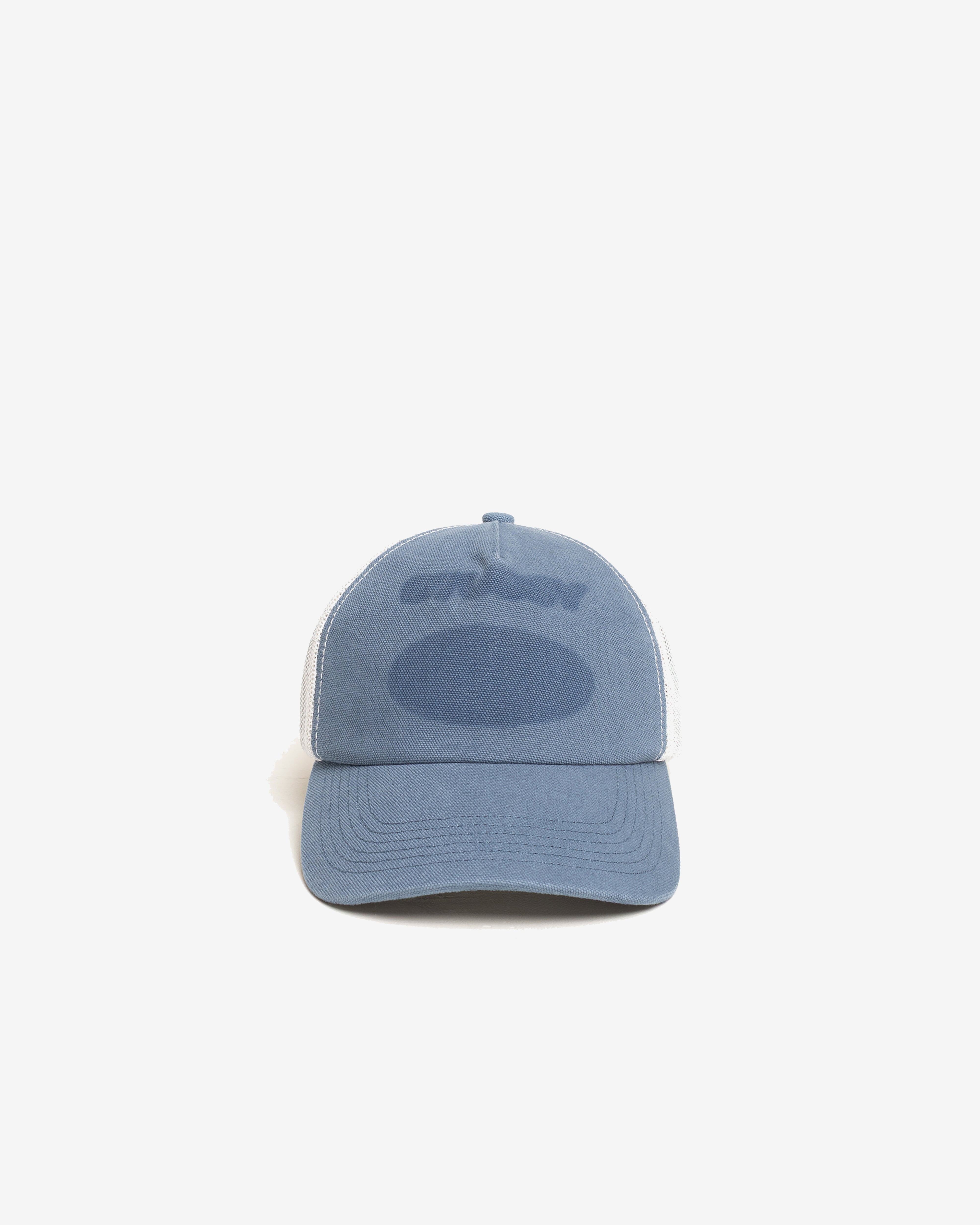 Stüssy: Men's Hc Ghost Logo Trucker (Blue) | DSMNY E-SHOP