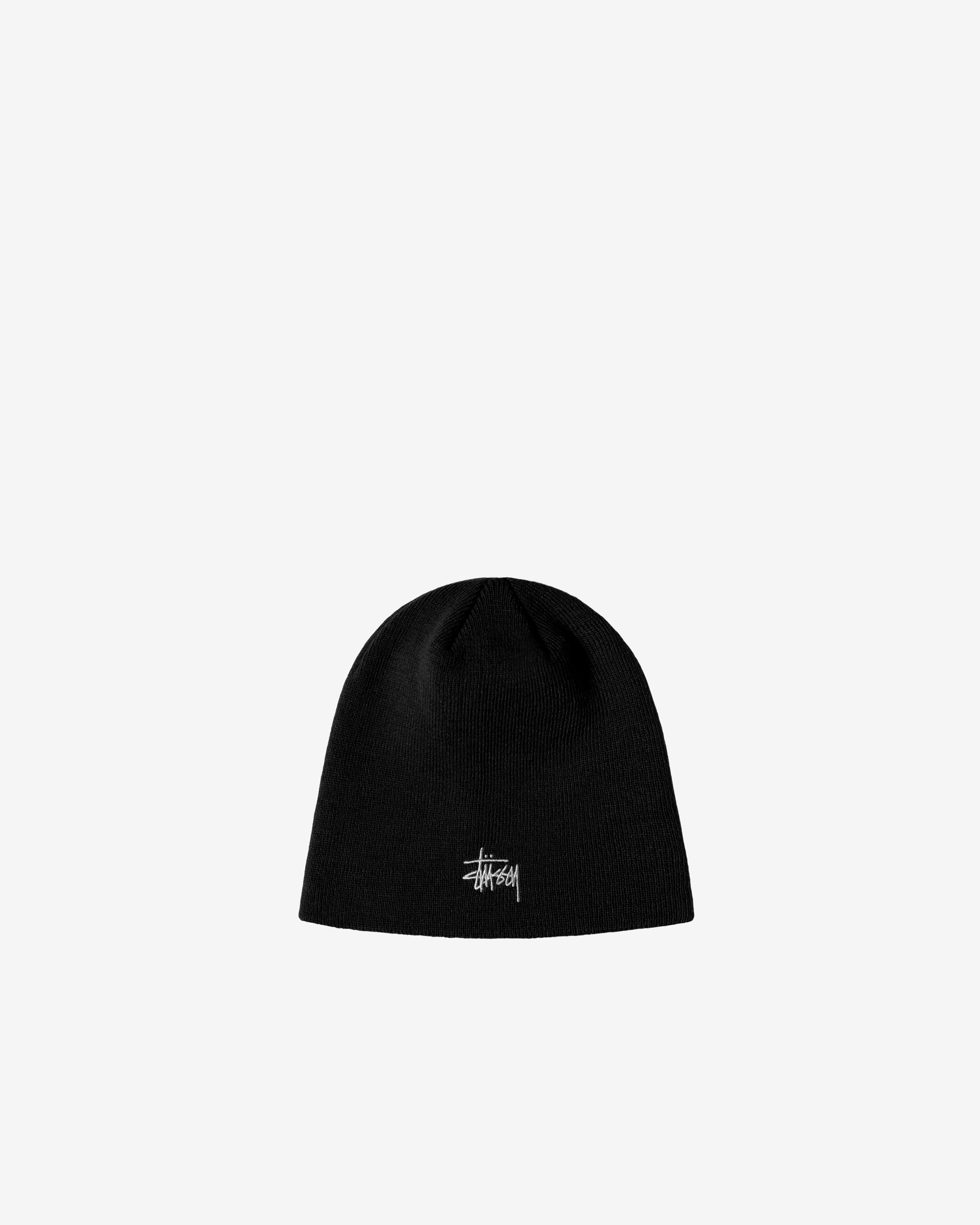 Stüssy: Men's Basic Skullcap Beanie (Black) | DSMNY E-SHOP
