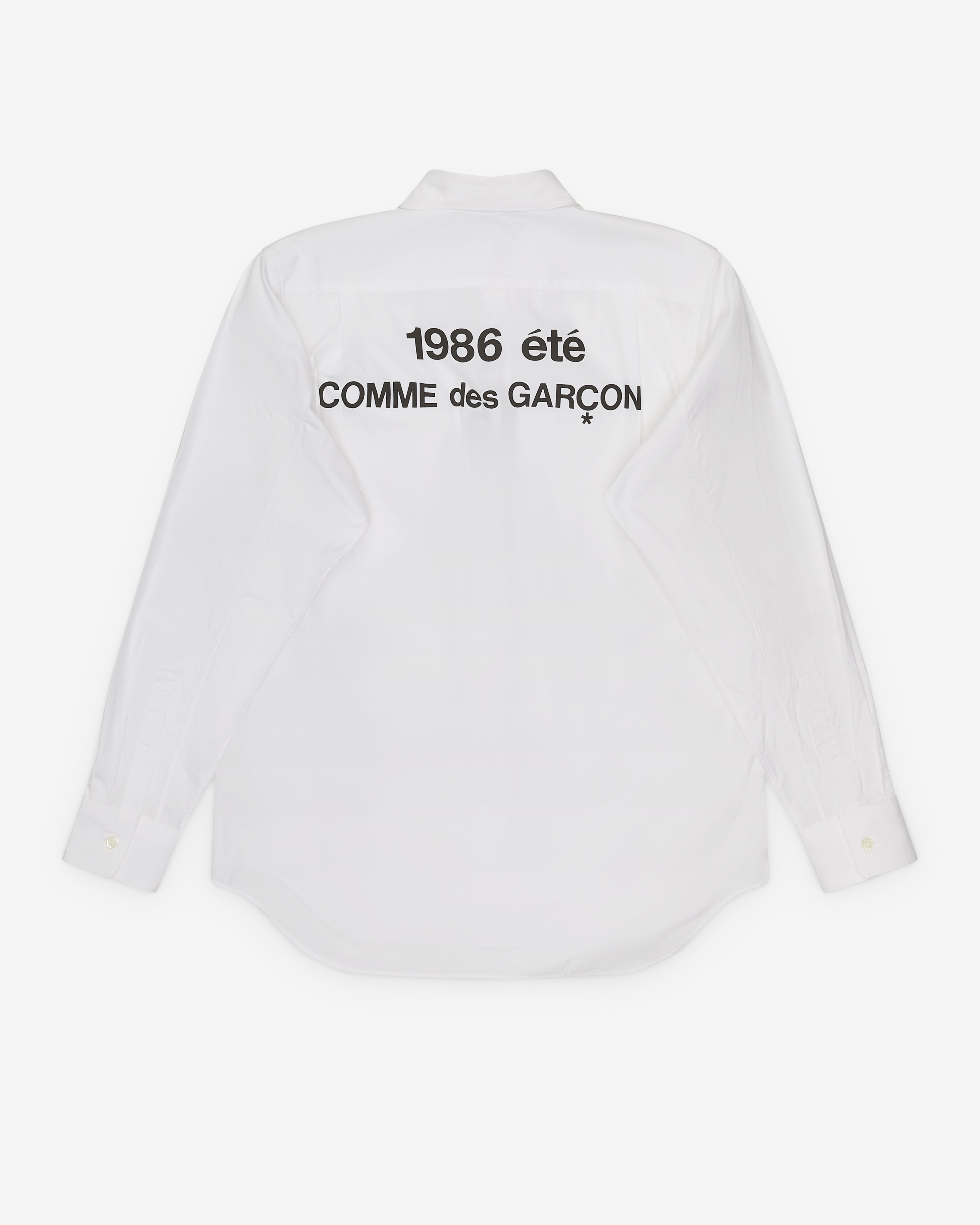 CDG: 1986 Été Staff Shirt (White) | DSMNY E-SHOP