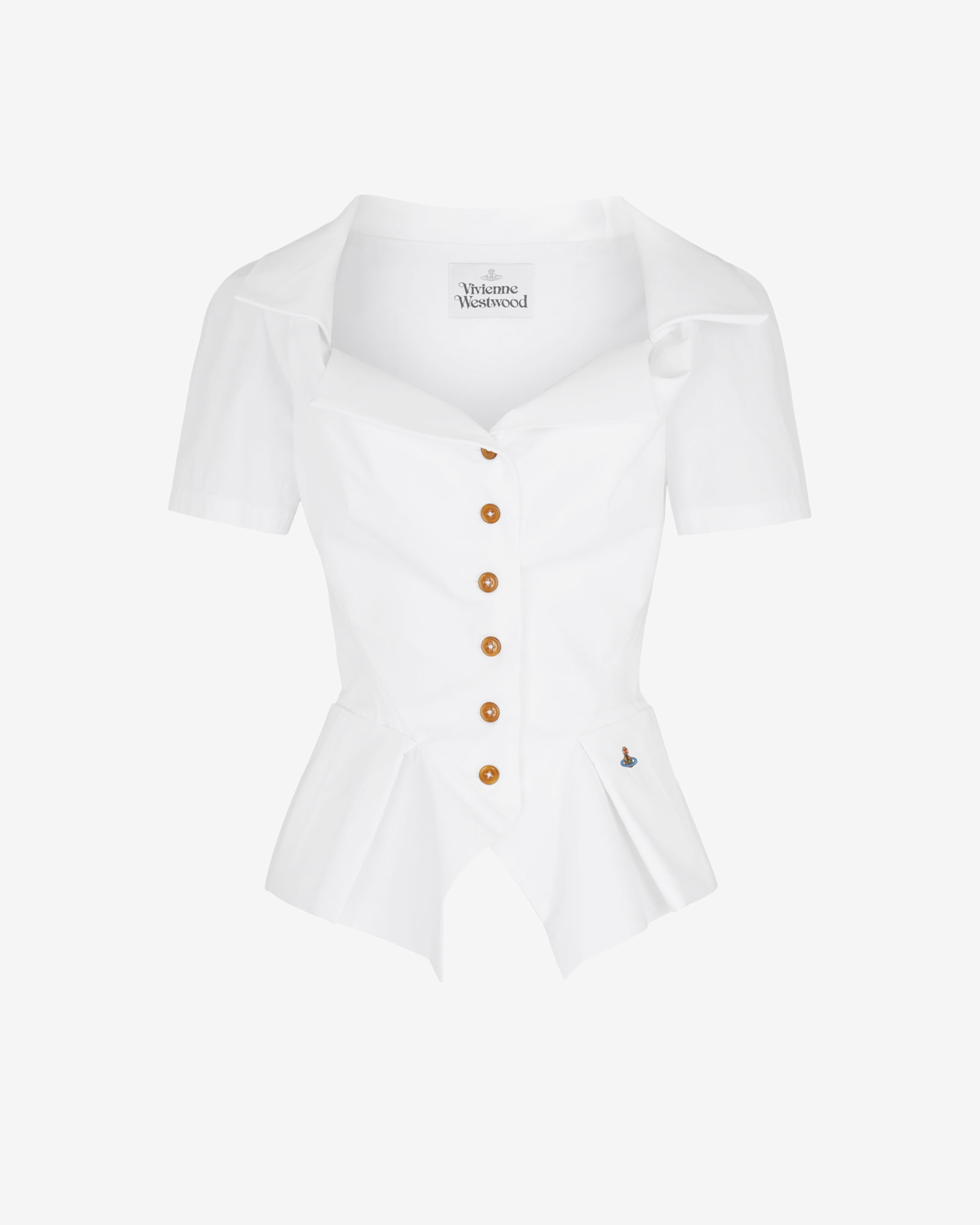 Vivienne Westwood: Women's Monday Shirt (White) | DSMNY E-SHOP