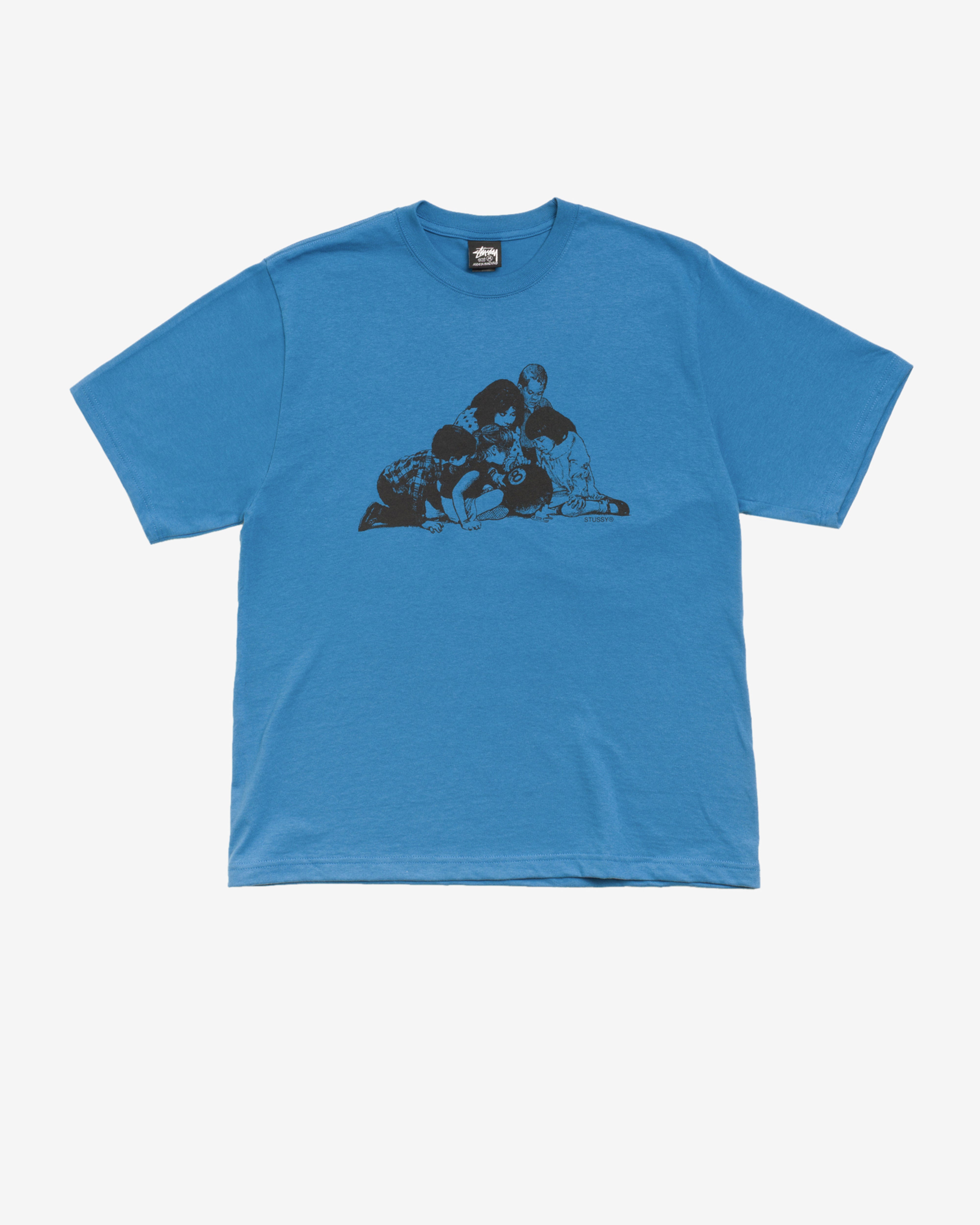 Stüssy: Men's Kids Tee (Blue) | DSMNY E-SHOP