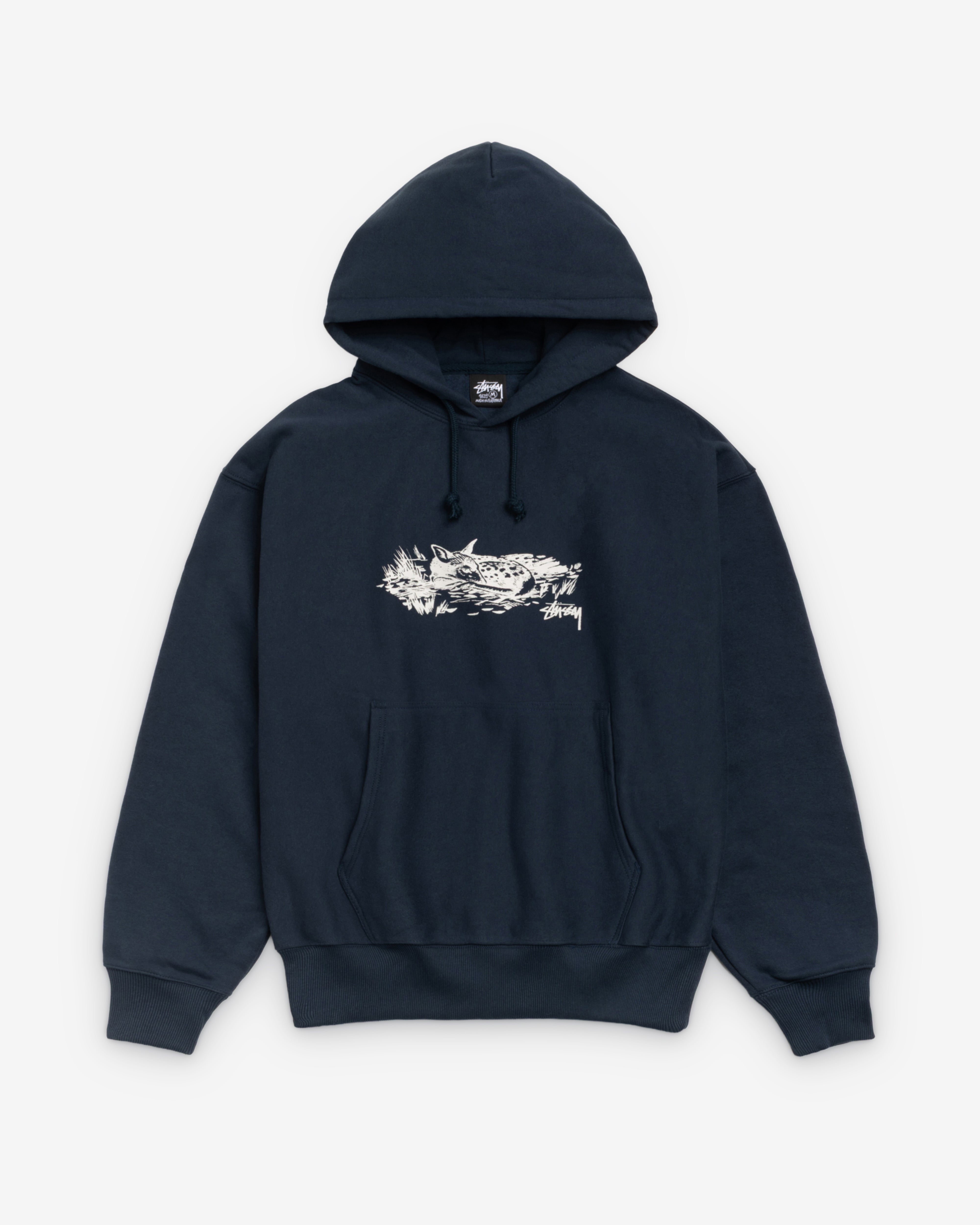 Stüssy: Men's Fawn Hoodie (Navy) | DSMNY E-SHOP