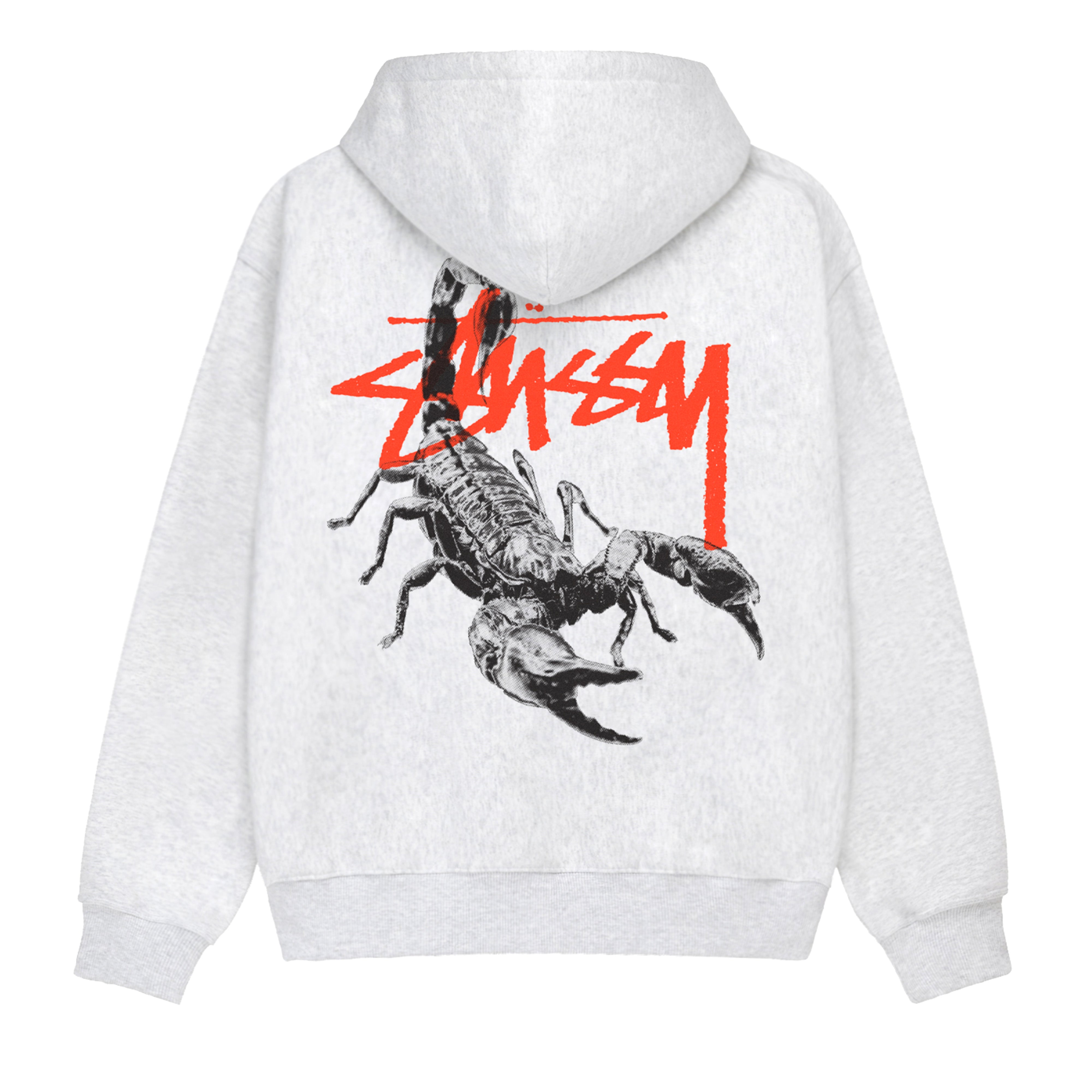 Stüssy - Scorpion Zip Hood - (Ash Heather)