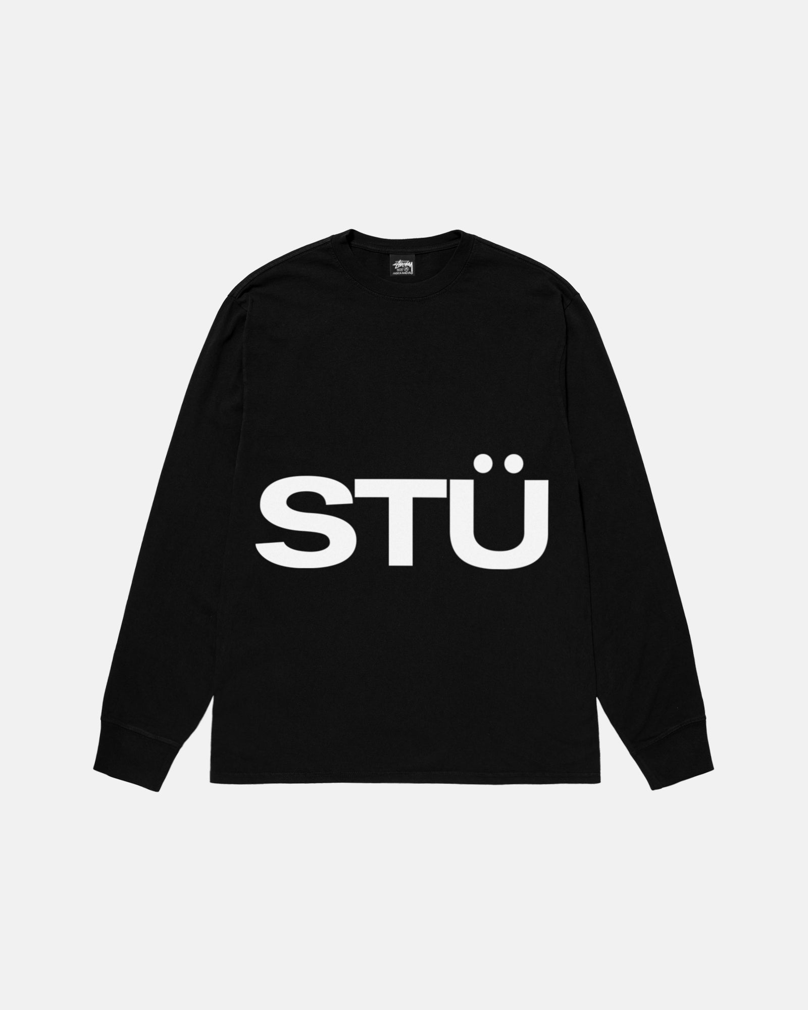 Stüssy - Men's All Caps Ls Tee - (Black)