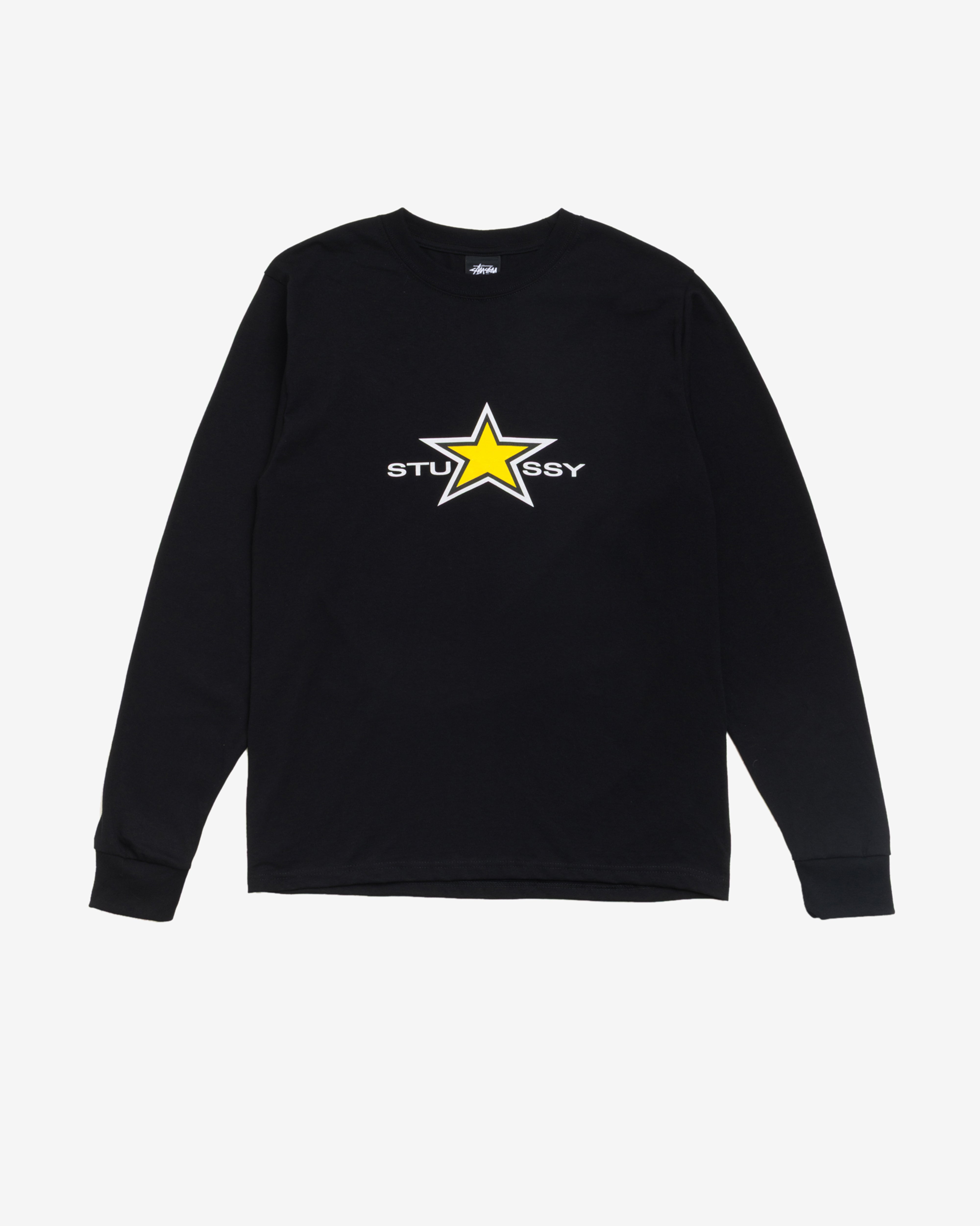 Stüssy: Men's Stussy Star LS Tee (Black) | DSMNY E-SHOP