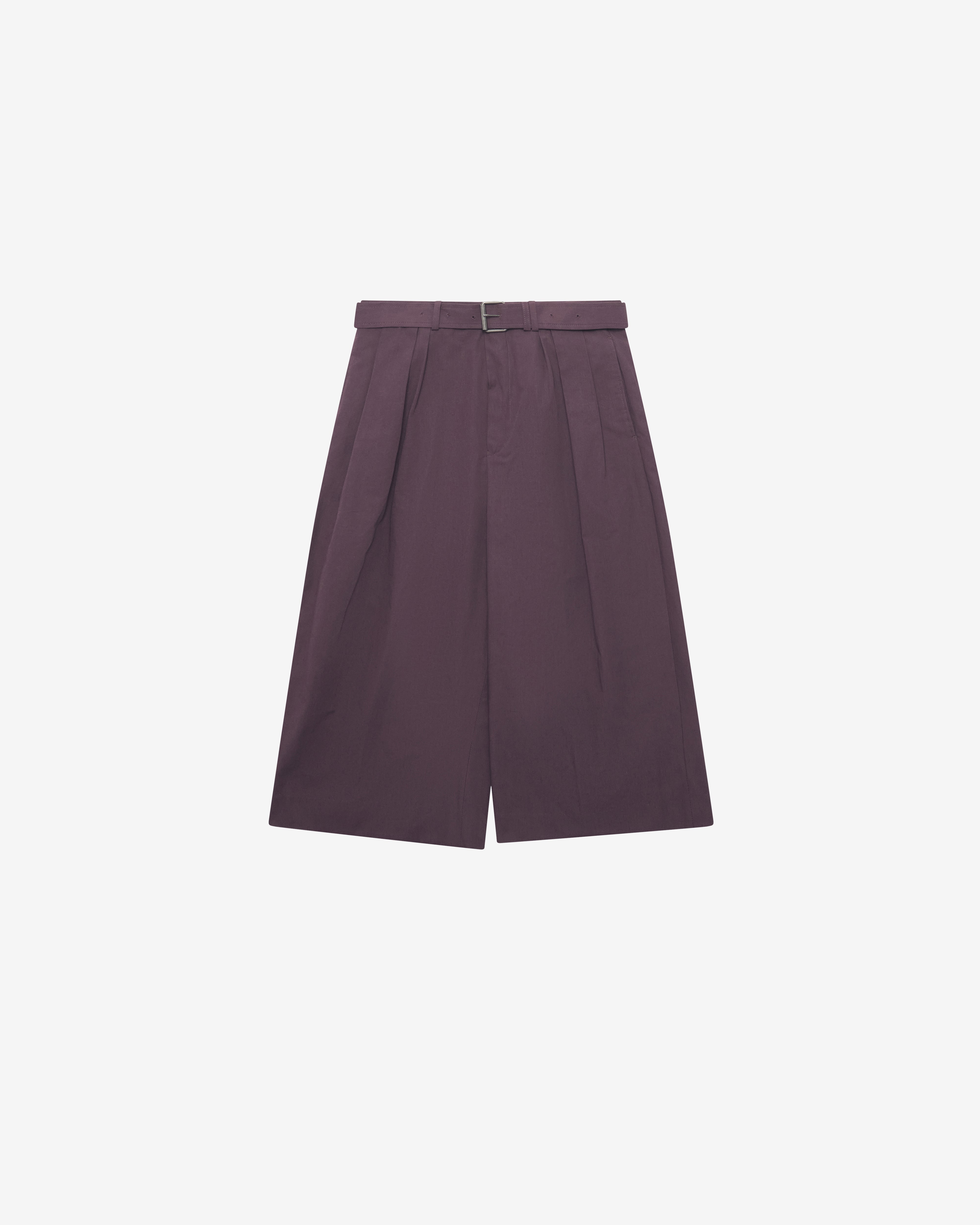 Dries Van Noten: Men's Preaches Short (Dark Purple) | DSMNY E-SHOP