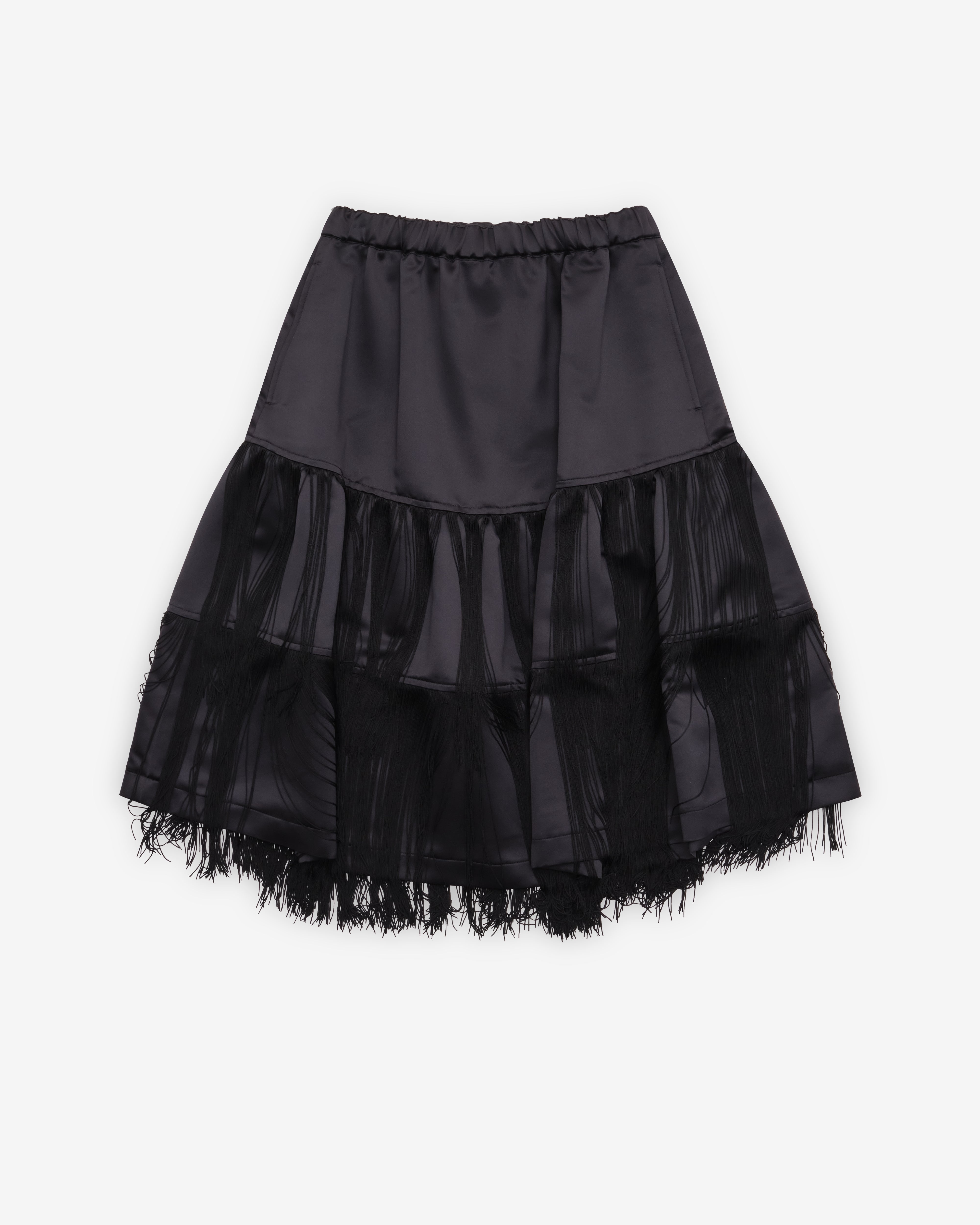 スカート 23AW BLACK COMME des GARCONS tulle skirt Black Comme des Garçons: Tiered Skirt (Black) | DSMNY E-SHOP