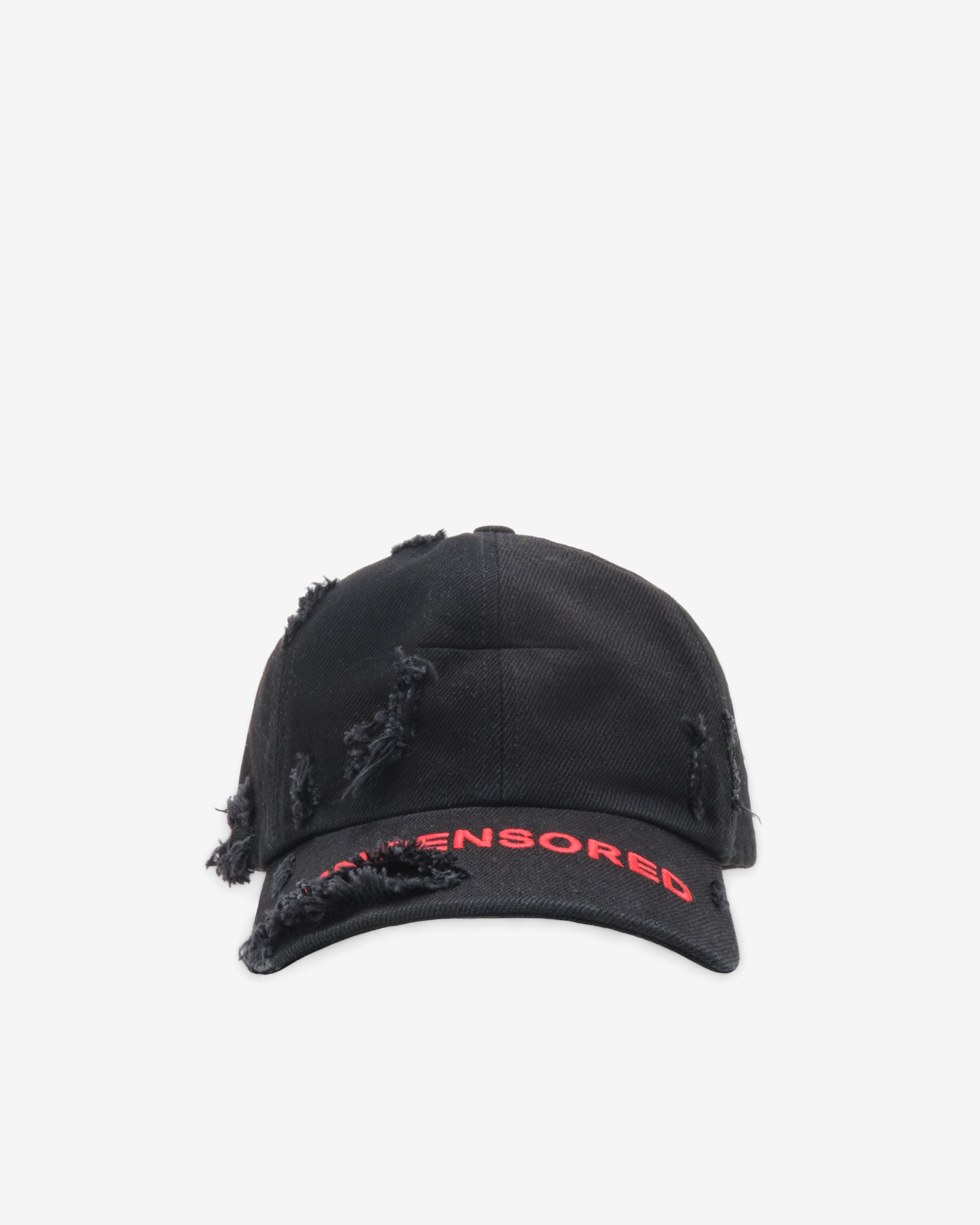 Matieres Fecales: Women's Uncensored Cap (Black) | DSMNY E-SHOP