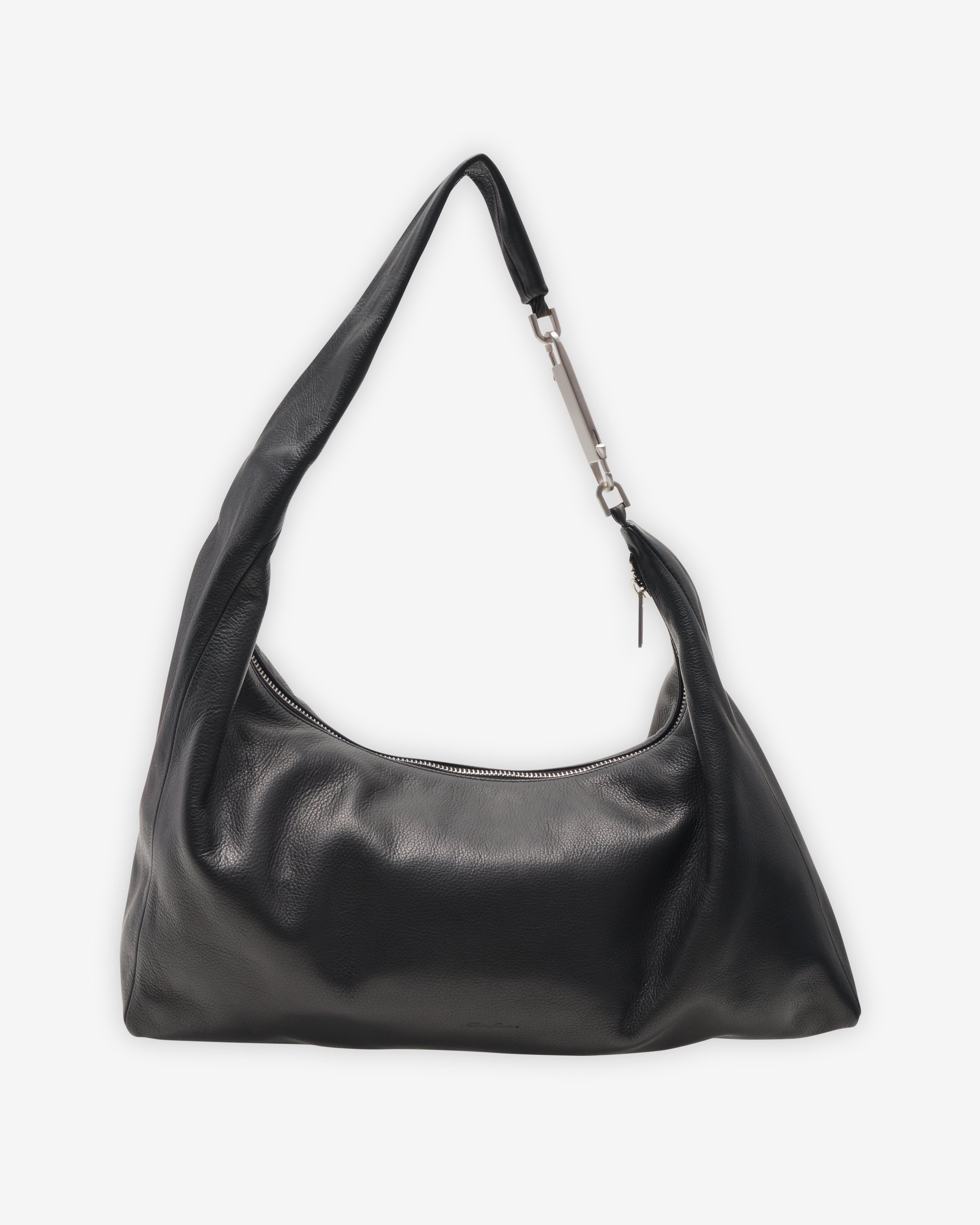 Rick Owens: Men's Cropped Gemini Bag (Black) | DSMNY E-SHOP