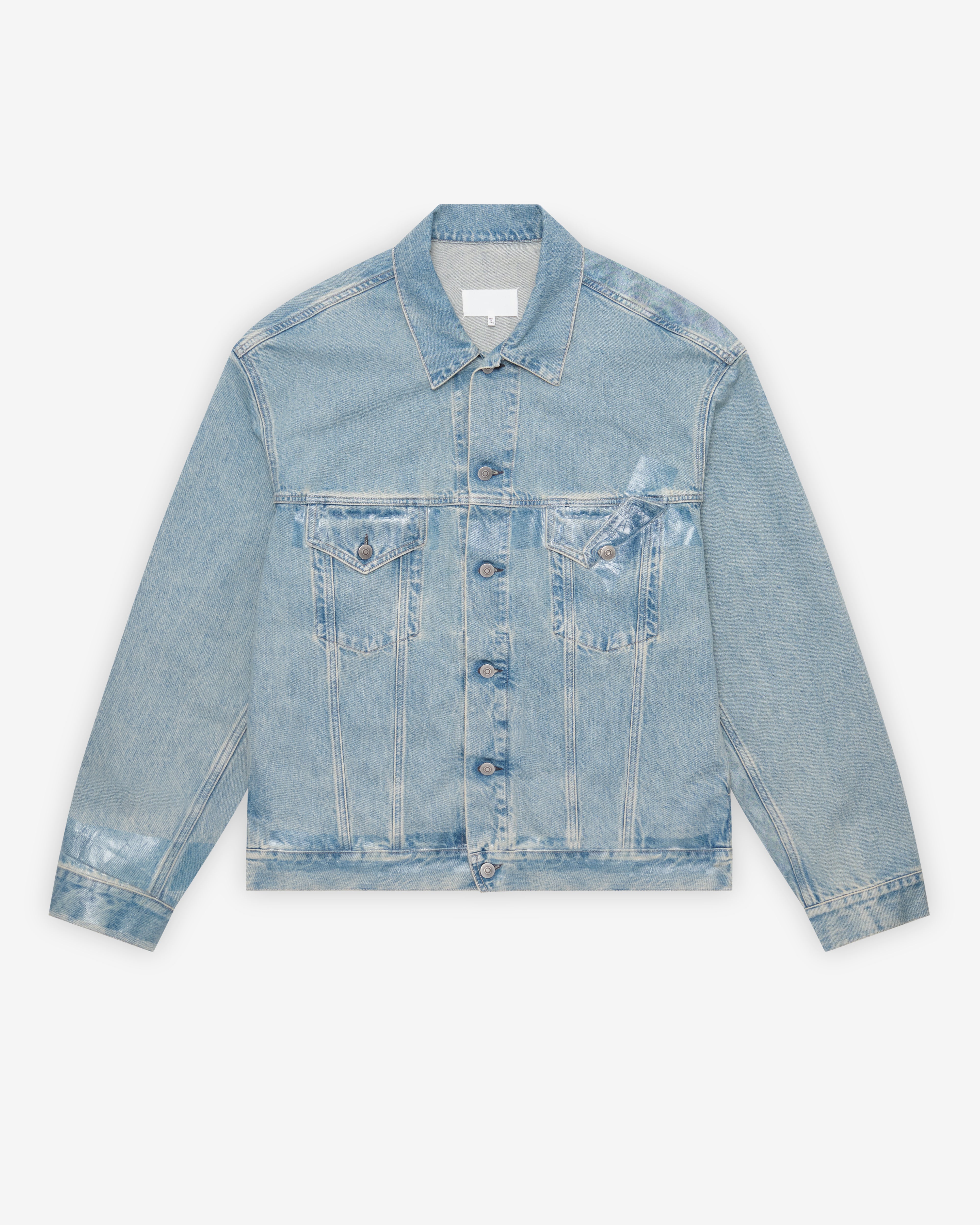 Maison Margiela: Men's Denim Jacket (Ice Blue) | DSMNY E-SHOP