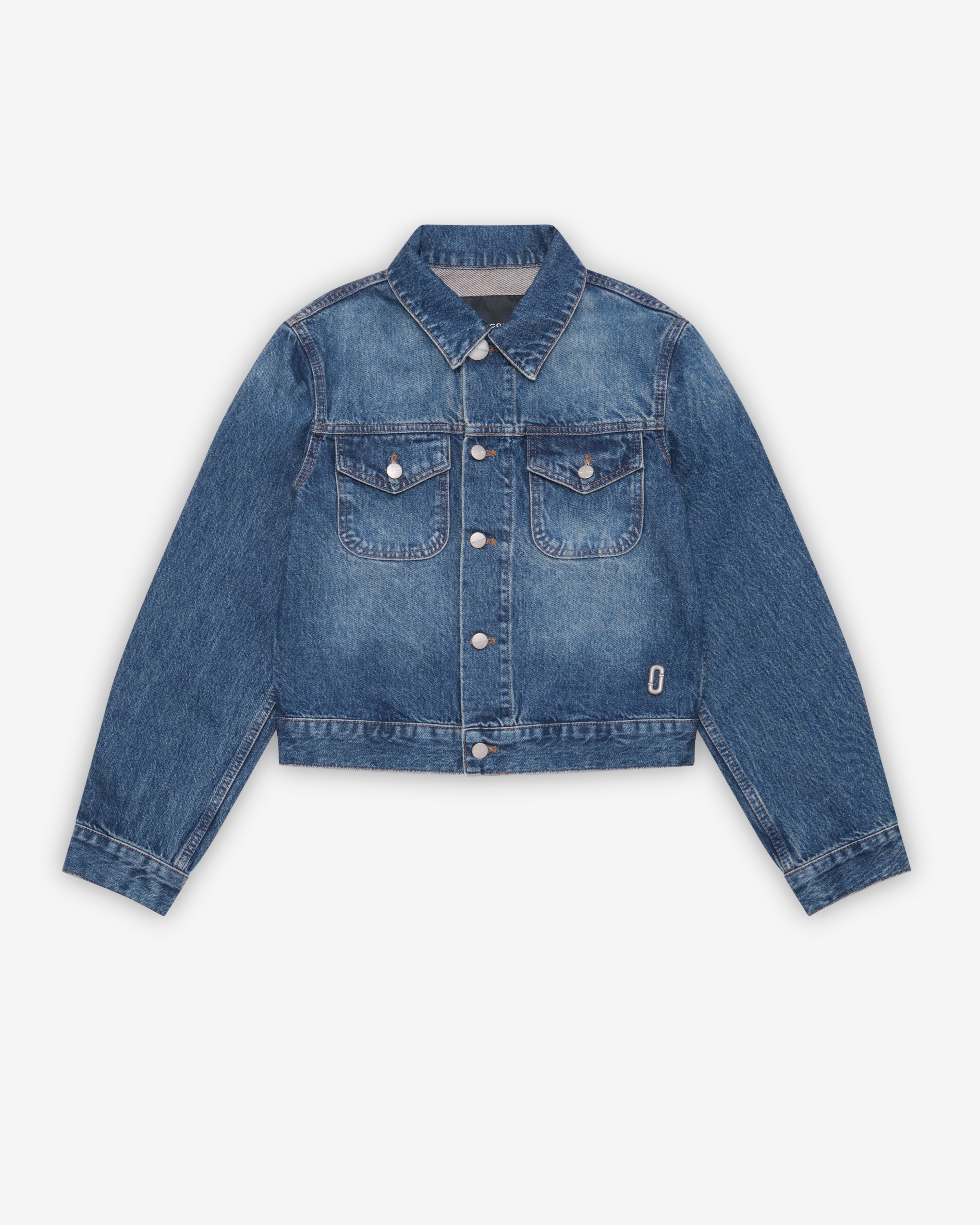 Marc Jacobs: Women's Shrunken Denim Jacket (Indigo) | DSMNY E-SHOP