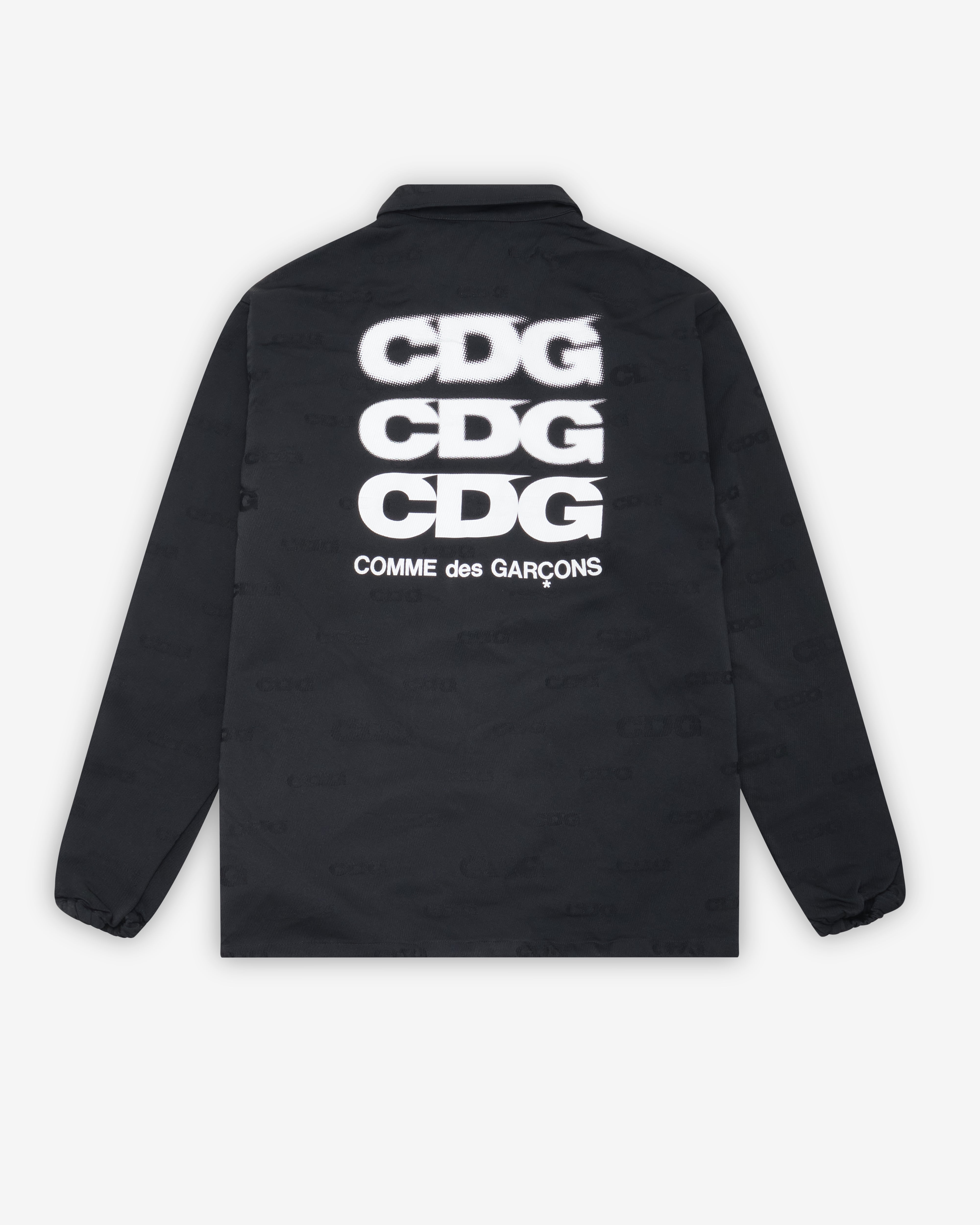 [ぎゅぎゅ]cdg cdg 19AW ジャケット CDG: Pixelated Logo Coach Jacket (Black) | DSMNY E-SHOP
