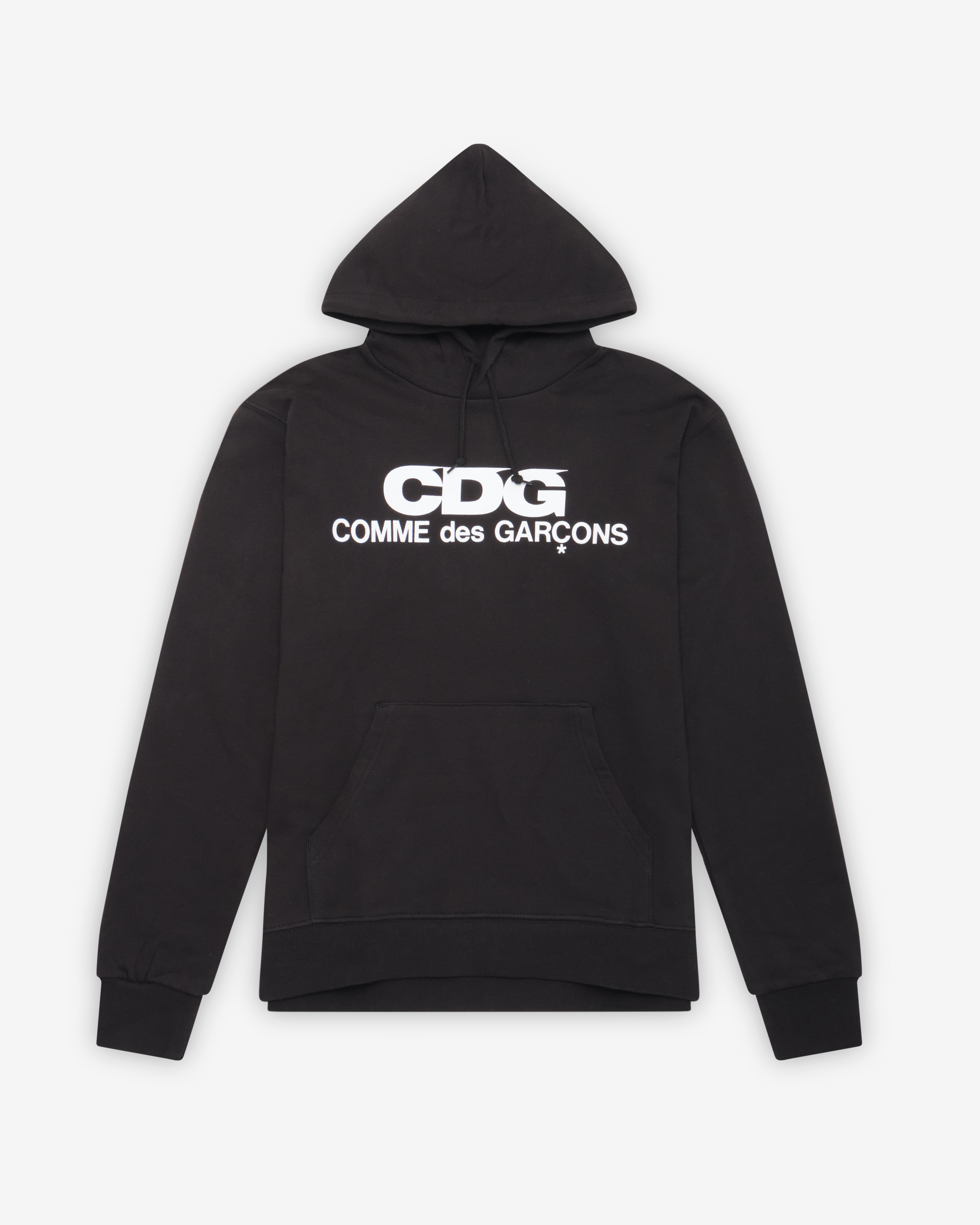 CDG: Logo Hooded Sweatshirt (Black) | DSMNY E-SHOP