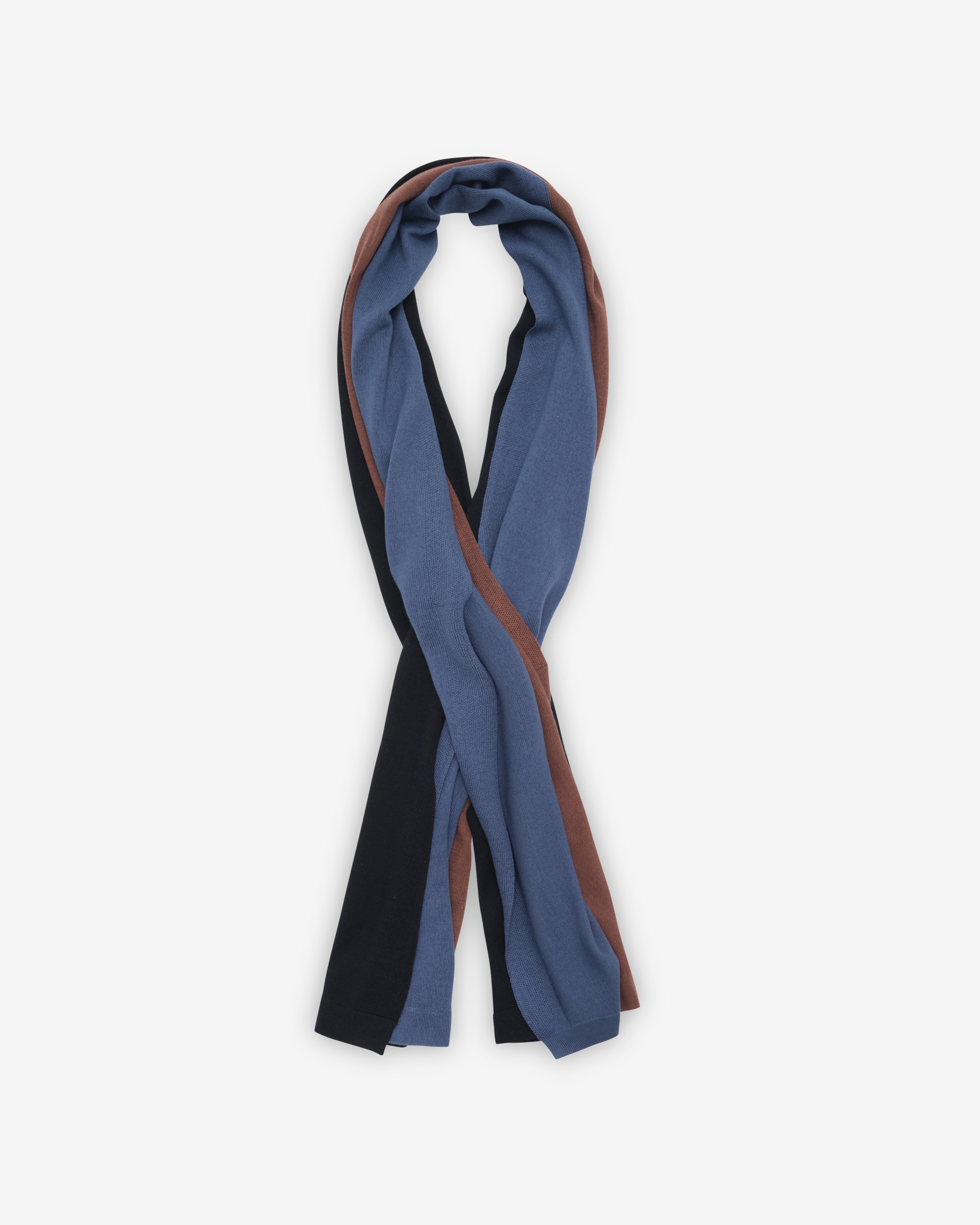Kiko Kostadinov: Men's Sigo Knit Scarf (Brown) | DSMNY E-SHOP