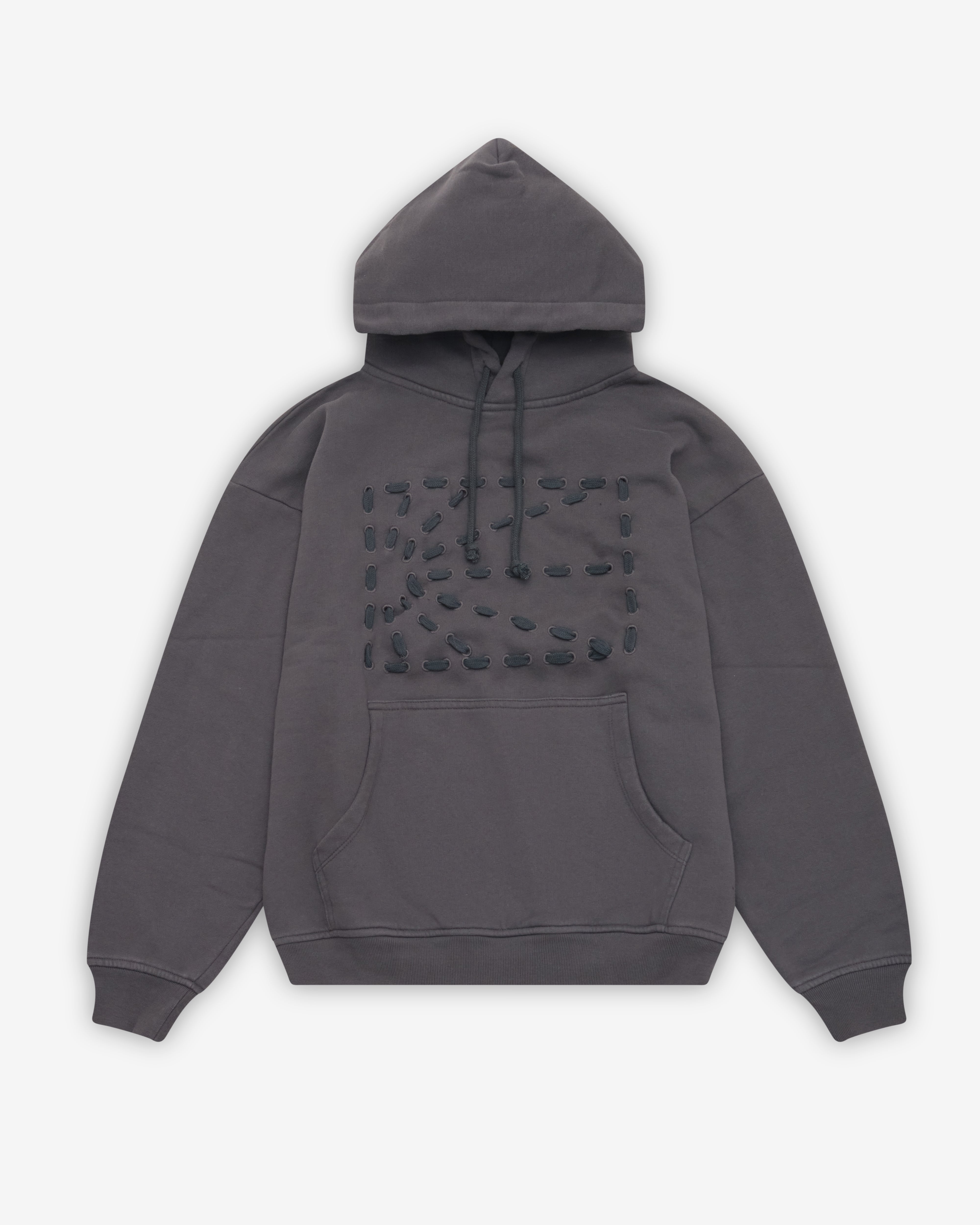 Rassvet: Men's Weave Logo Hoodie (Black) | DSMNY E-SHOP
