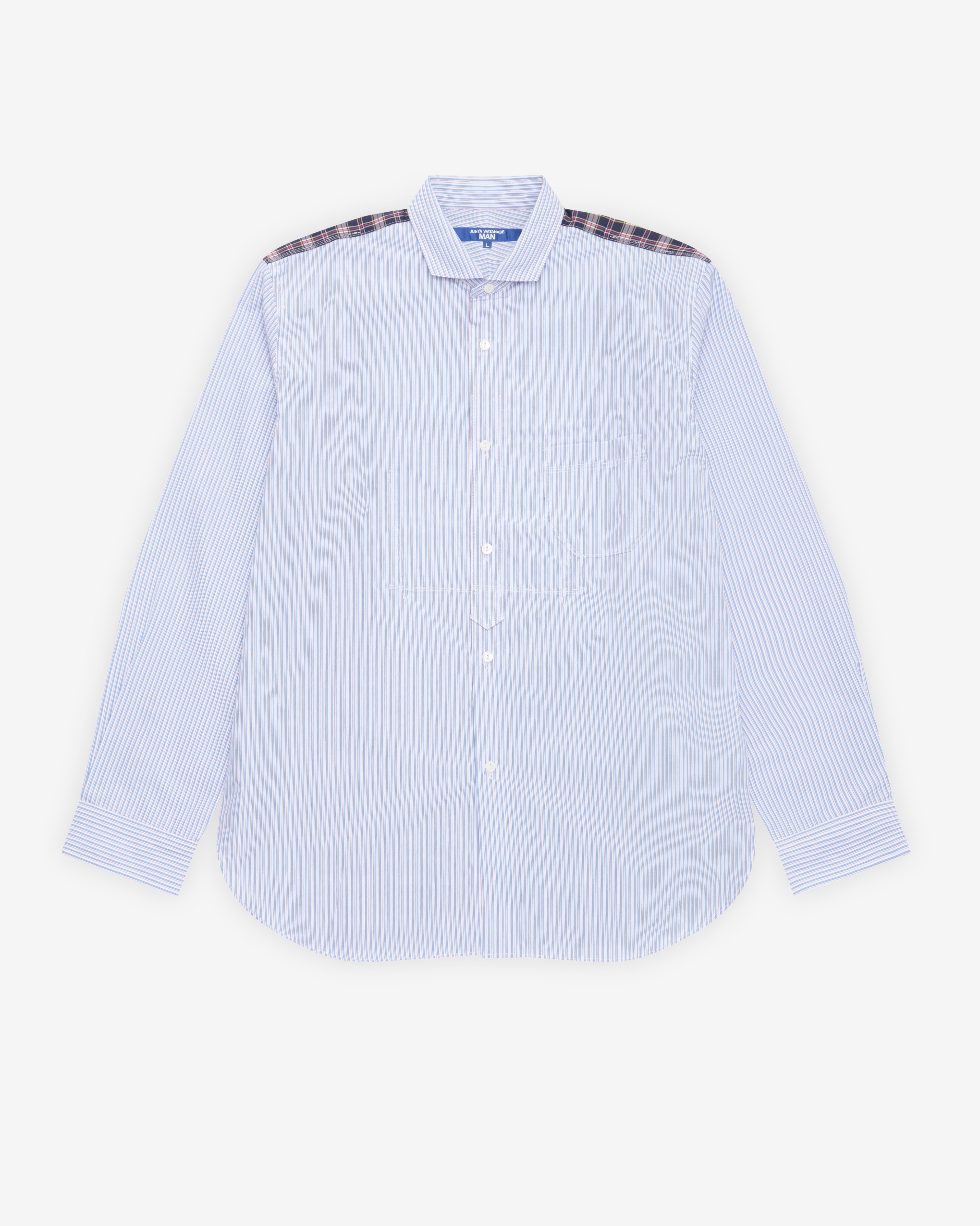 Junya Watanabe Man: Men's Panelled Shirt (Multi) | DSMNY E-SHOP