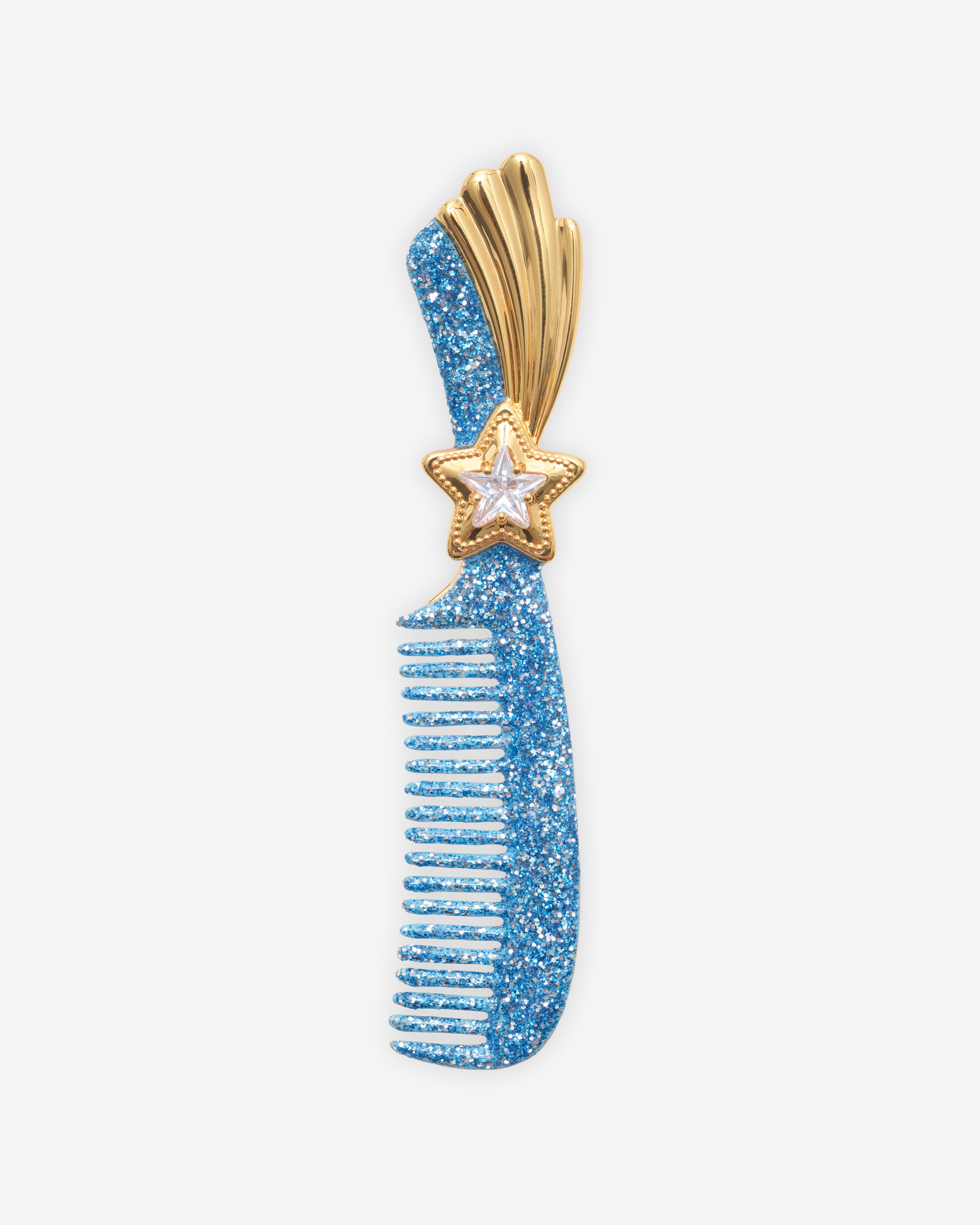Ashley Williams: Women's Left Shooting Star Comb Hairclip (Blue