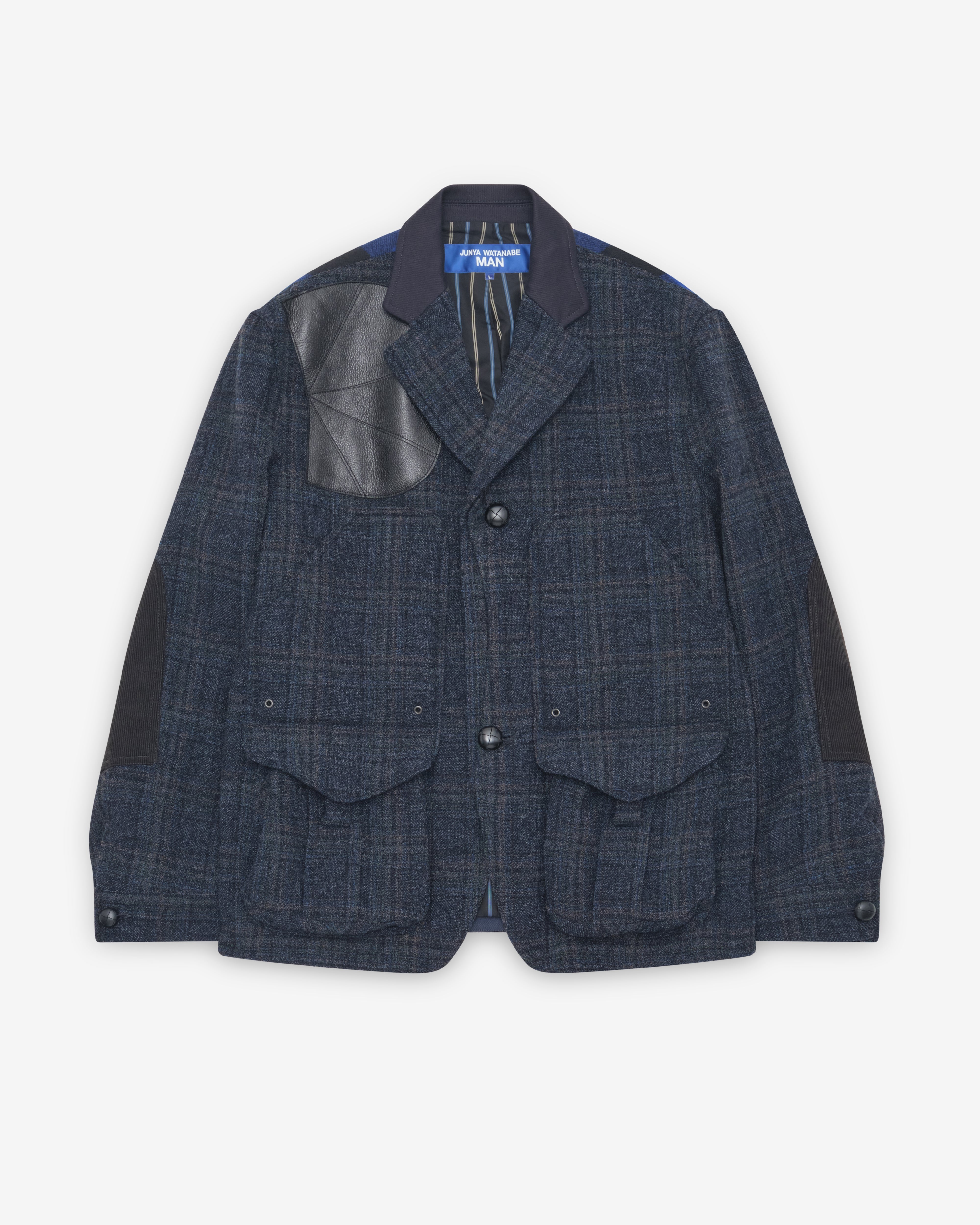 Junya Watanabe Man: Men's Plaid Jacket (Multi) | DSMNY E-SHOP