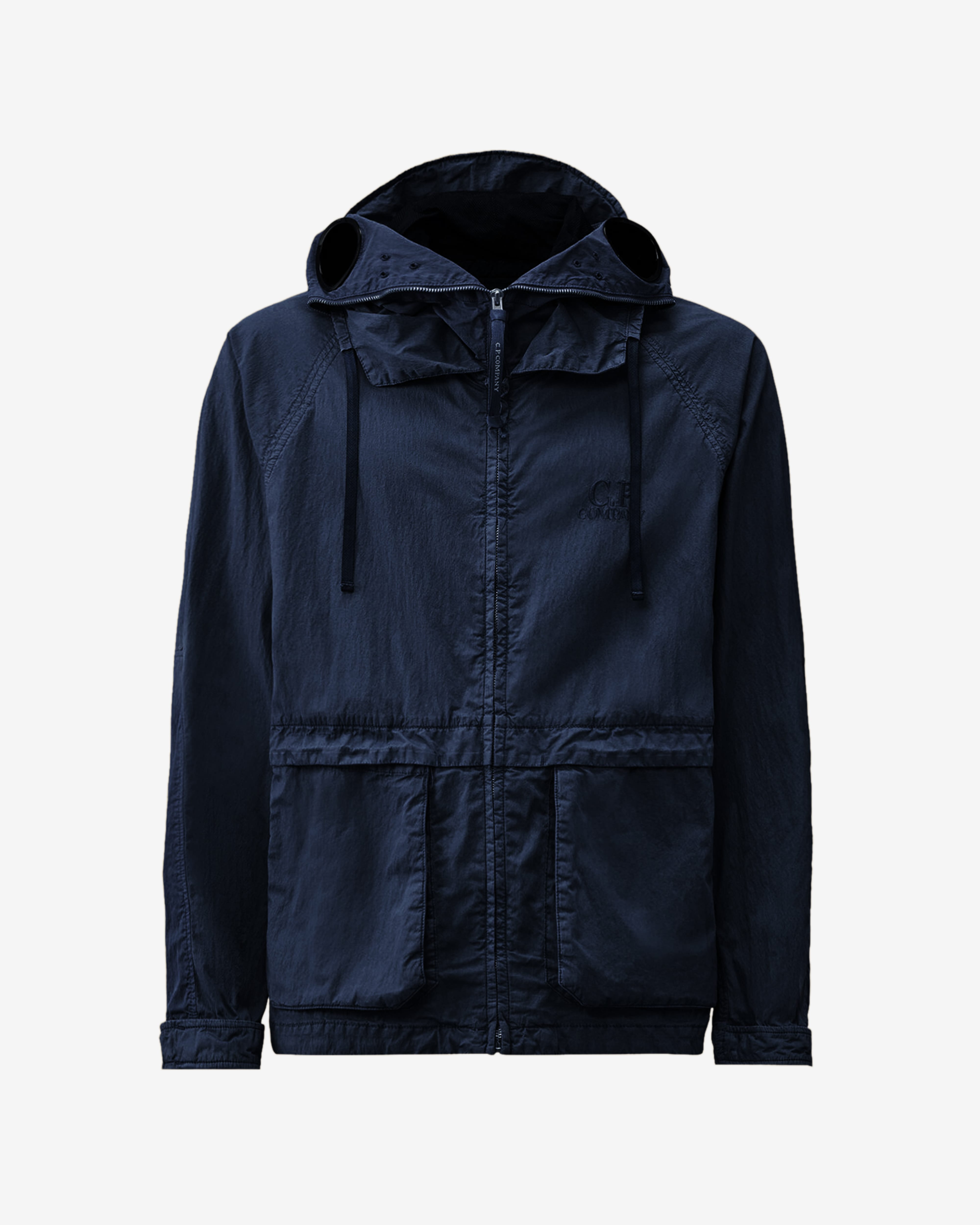 C.P. Company: Men's 50 Fili Wax Explorer Jacket (Midnight Navy