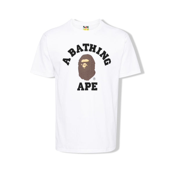 A Bathing Ape® - Men's Bape College T-Shirt - (White)