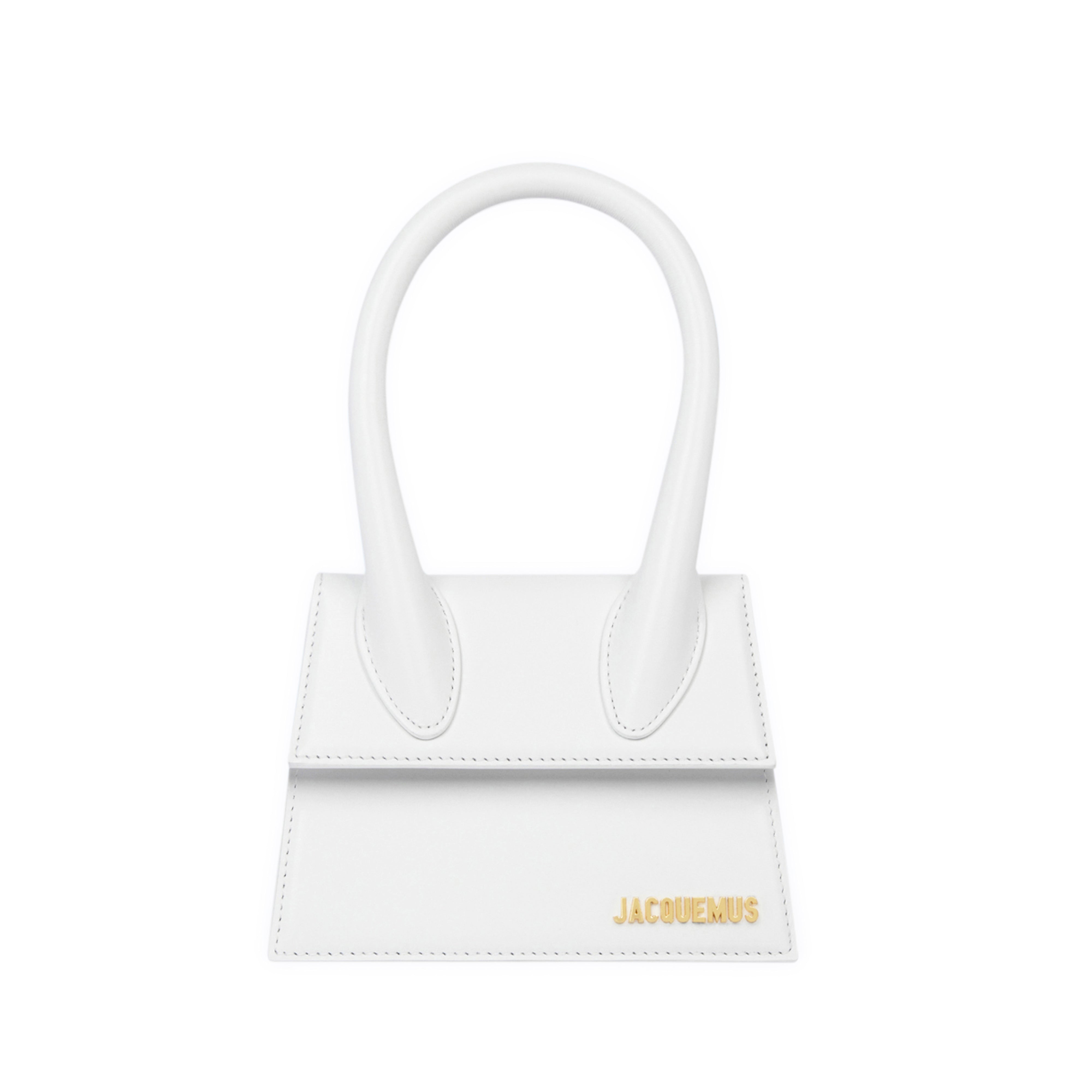 Bags, Jacquemus Le Chiquito Moyen White