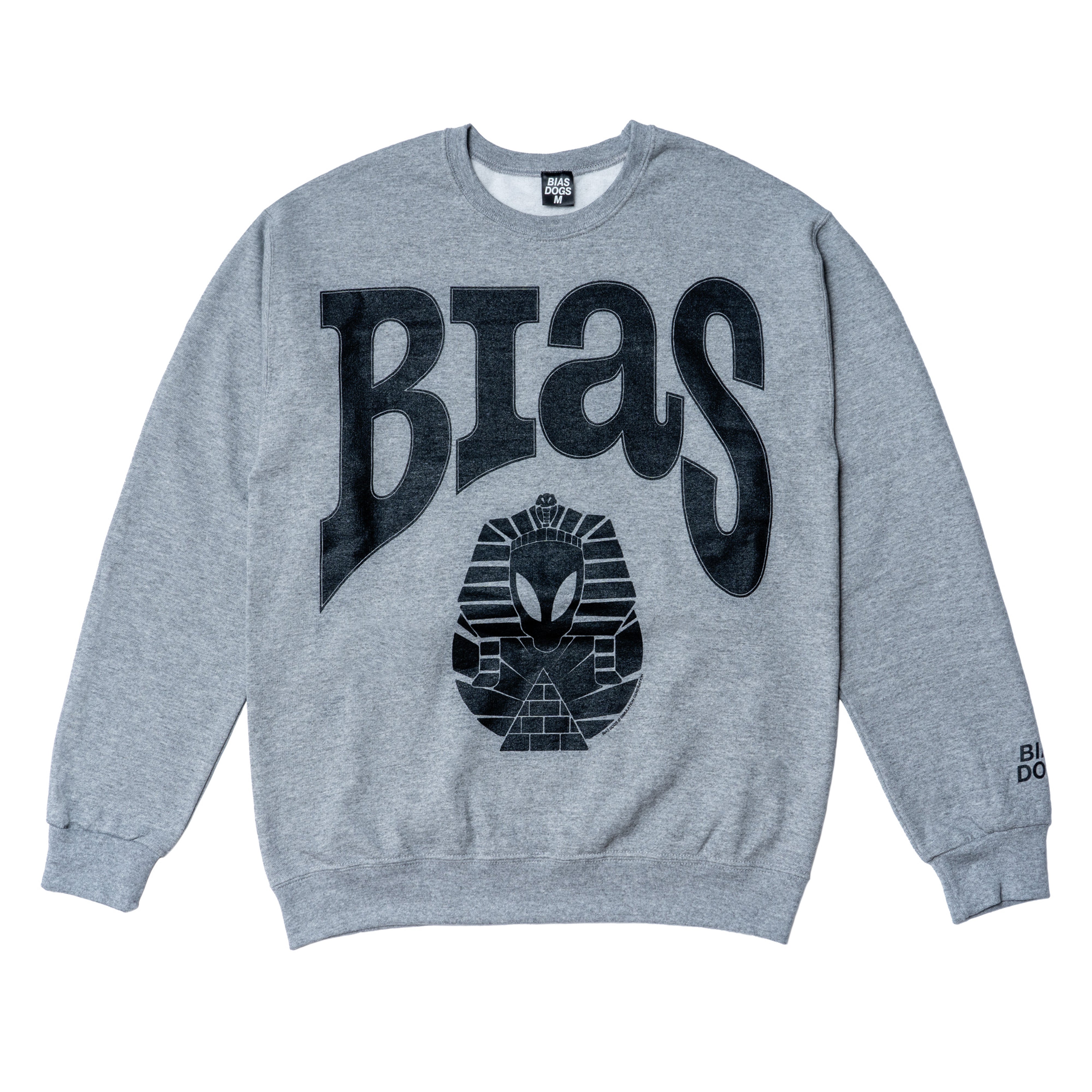 Bias Dogs - Men's Caution Sweatshirt - (Grey)