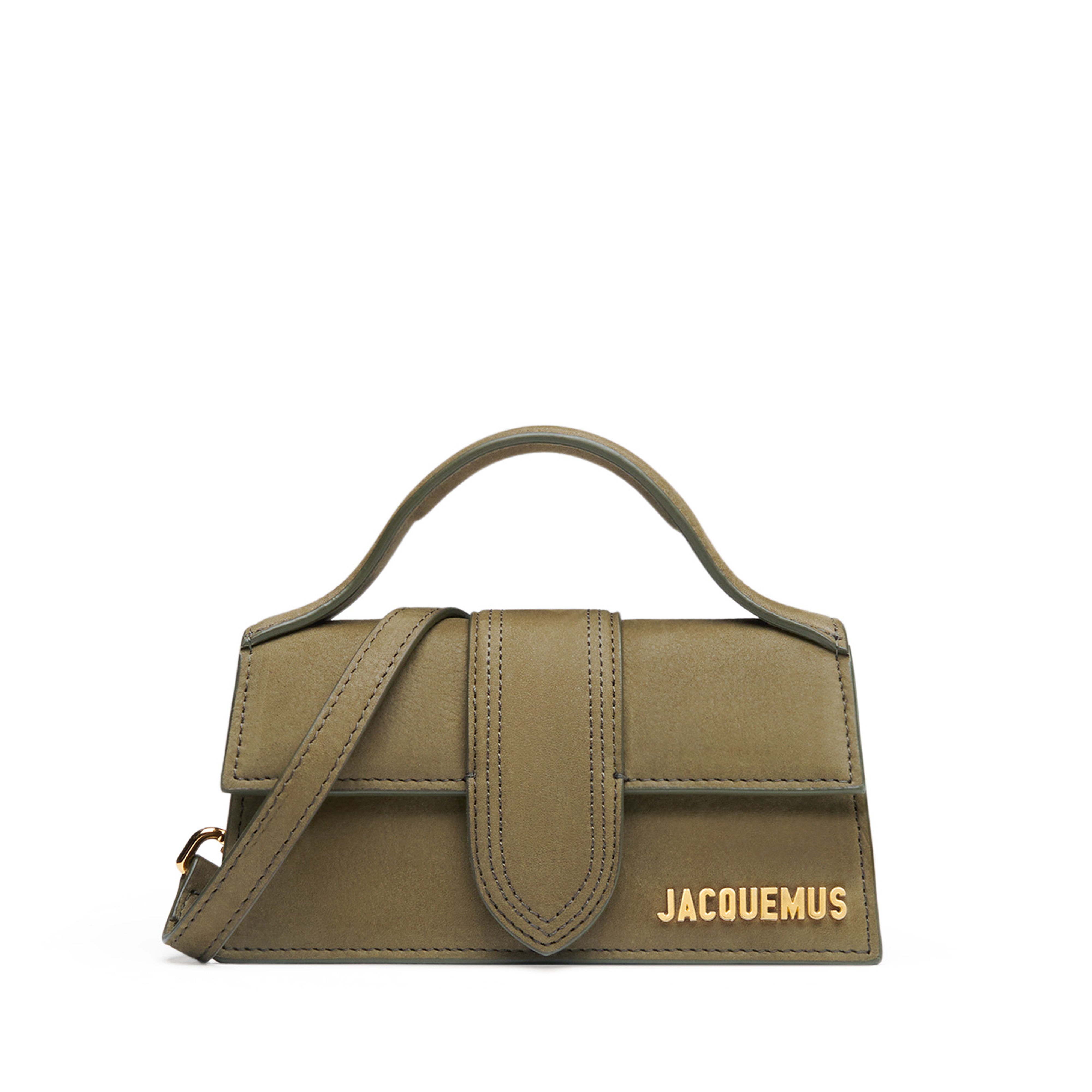 Le Bambino Bag - Jacquemus - Leather - Dark Khaki