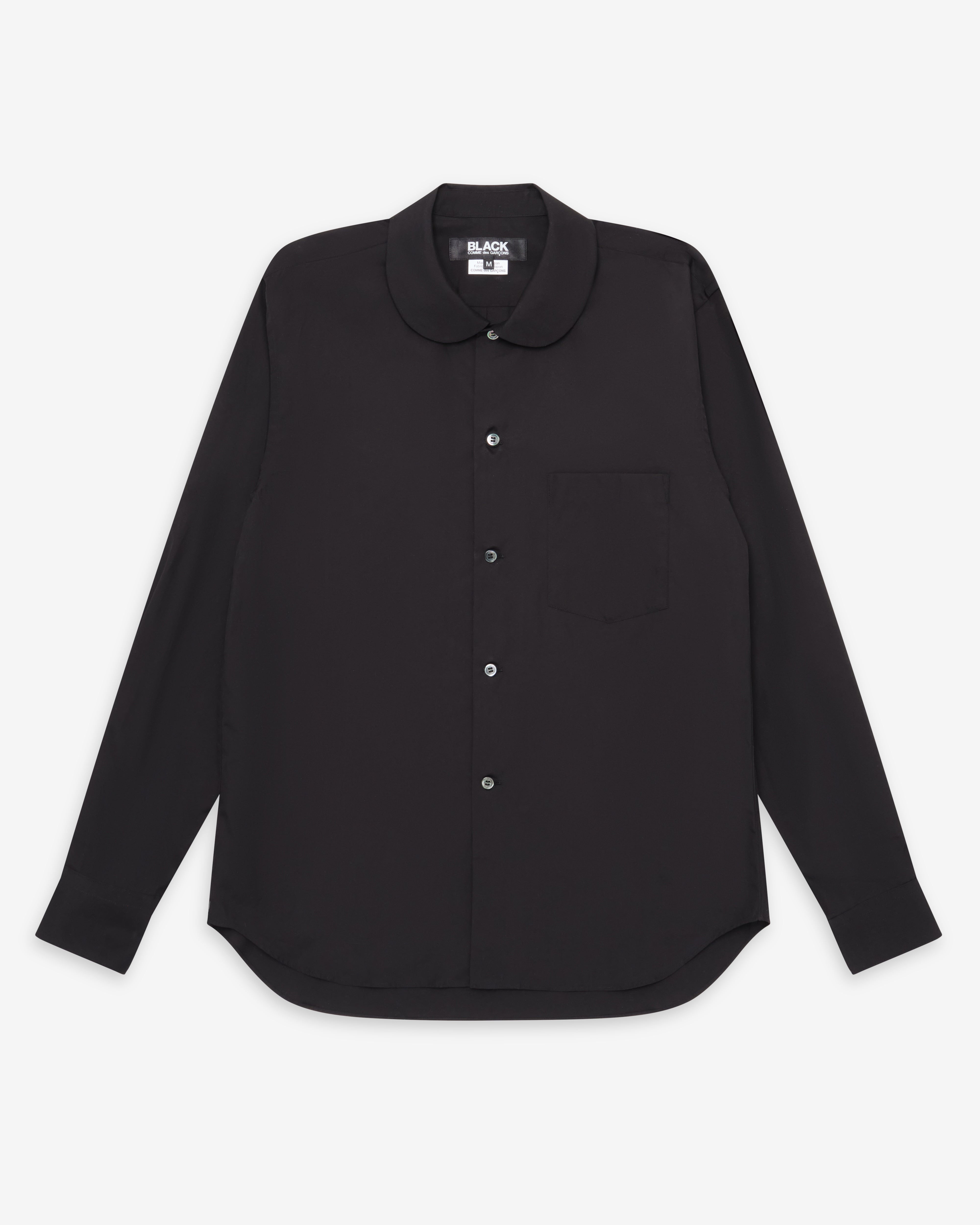 【COMME des GARÇONS】16ss Blouse Black Comme des Garçons: Peter Pan Collar Blouse (Black) | DSMNY E
