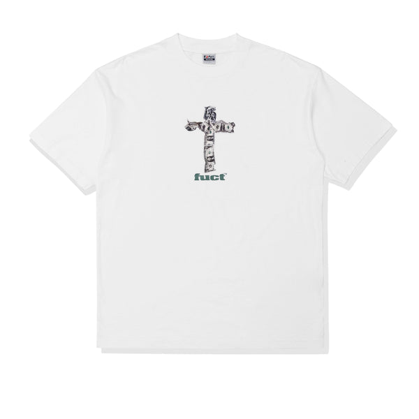 Fuct - Men's Money Crossed T-Shirt - (White)