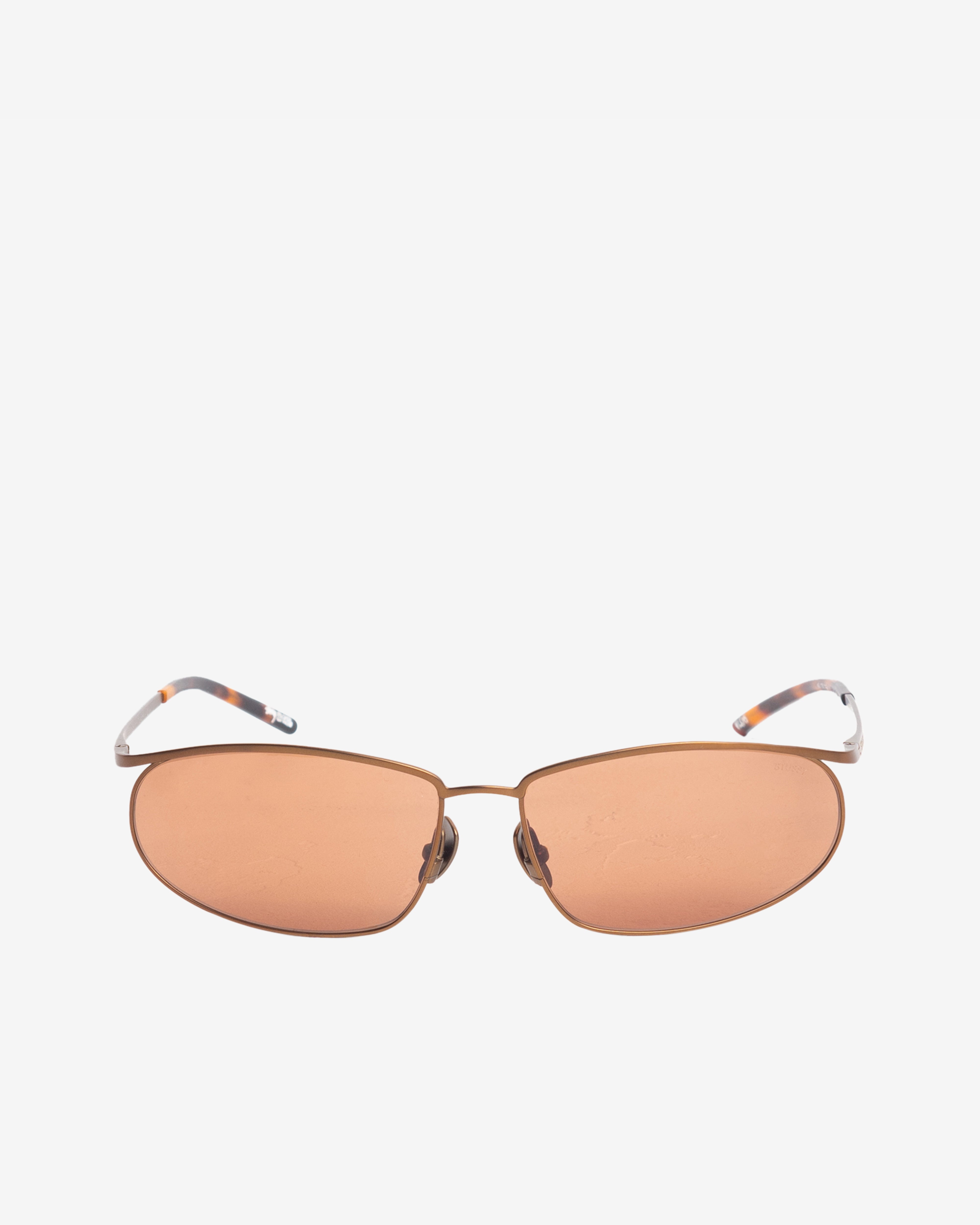 Stüssy: Men's Wilkins Sunglasses (Matte Bronze/Brown) | DSMNY E-SHOP
