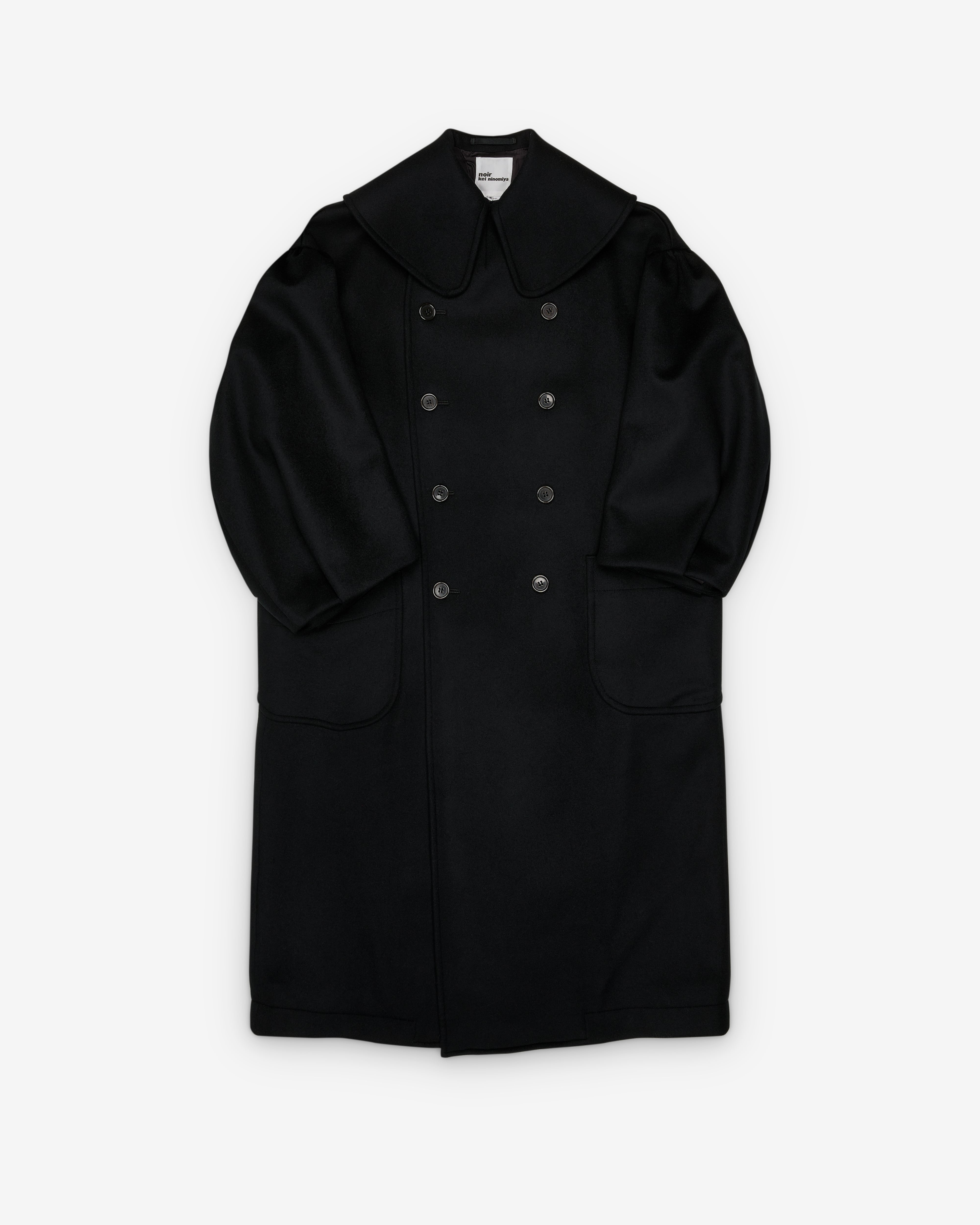 noir kei ninomiya　ギンガムチェックフリルカットソー ブラック noir kei ninomiyaギンガムチェックフリルカットソー ブラック