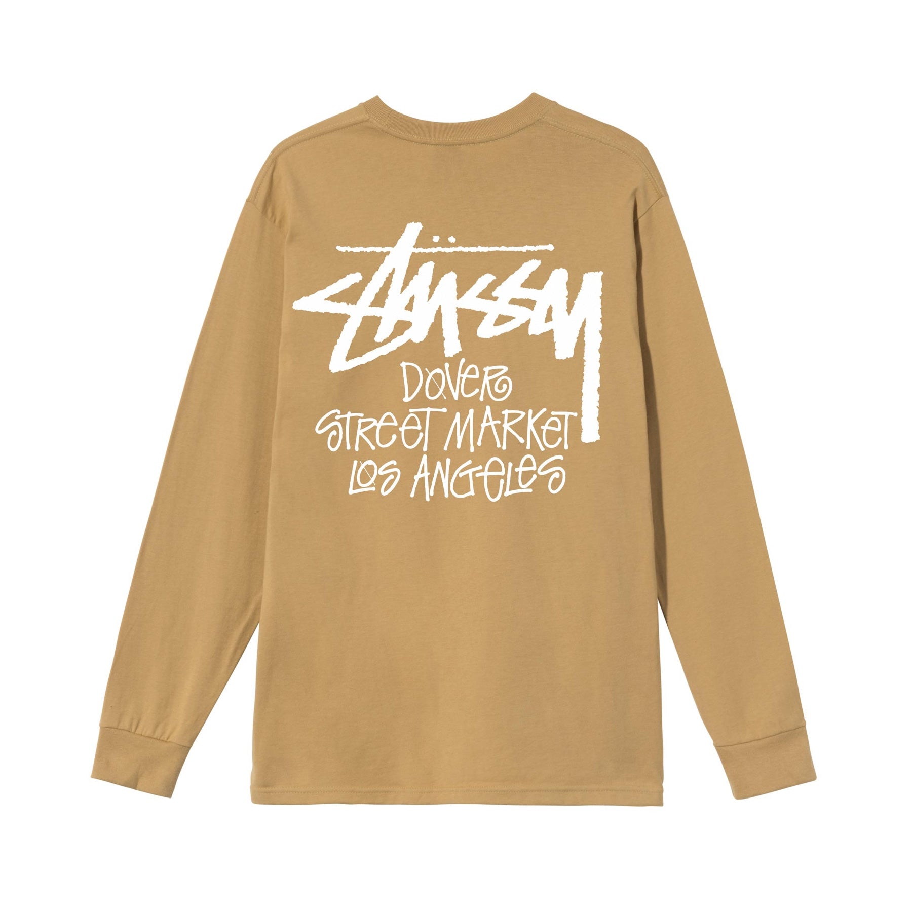 Stüssy - DSM Men's Los Angeles Long Sleeve T-Shirt - (Khaki)