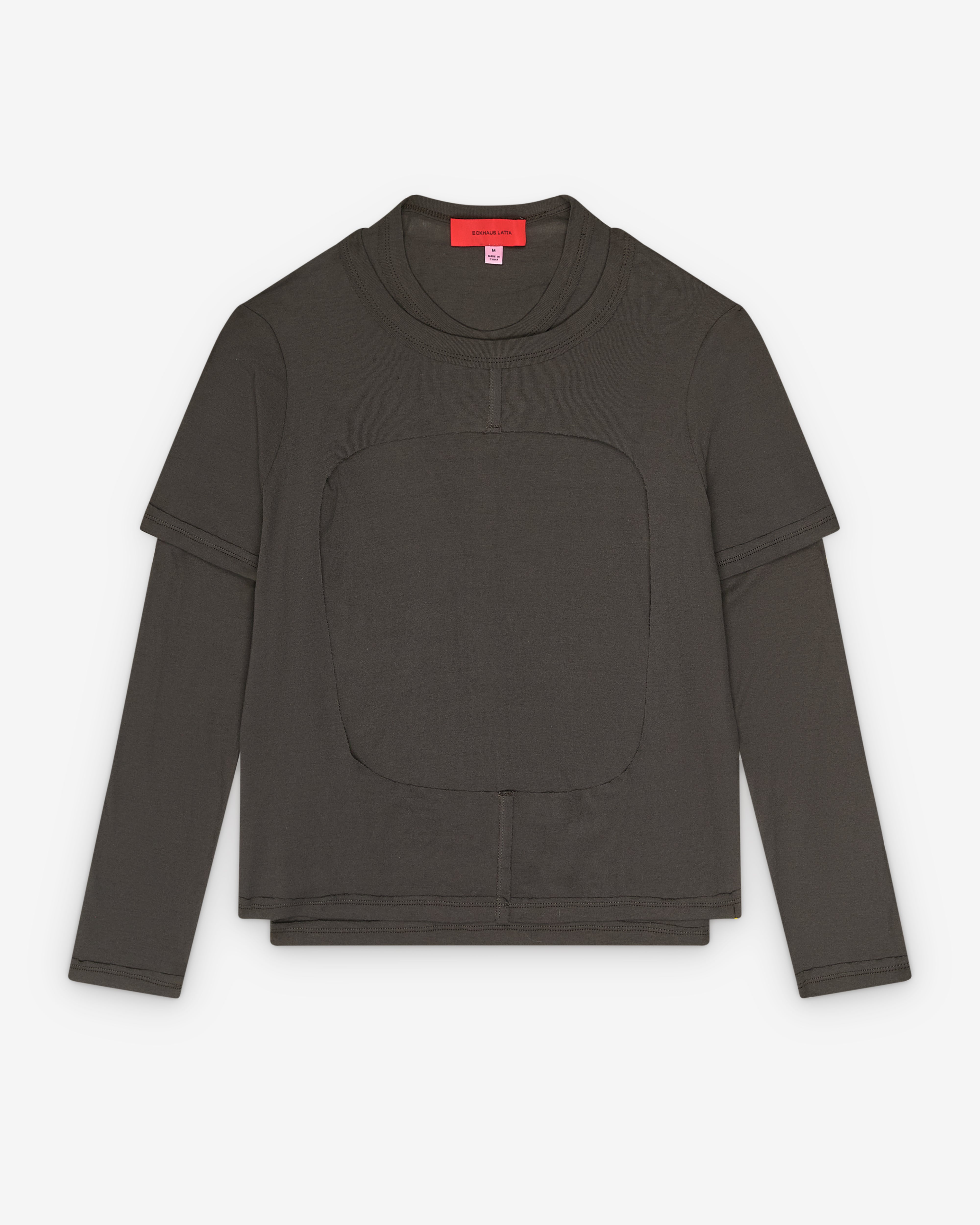 Eckhaus Latta: Men's Void Pullover (Stone) | DSMNY E-SHOP