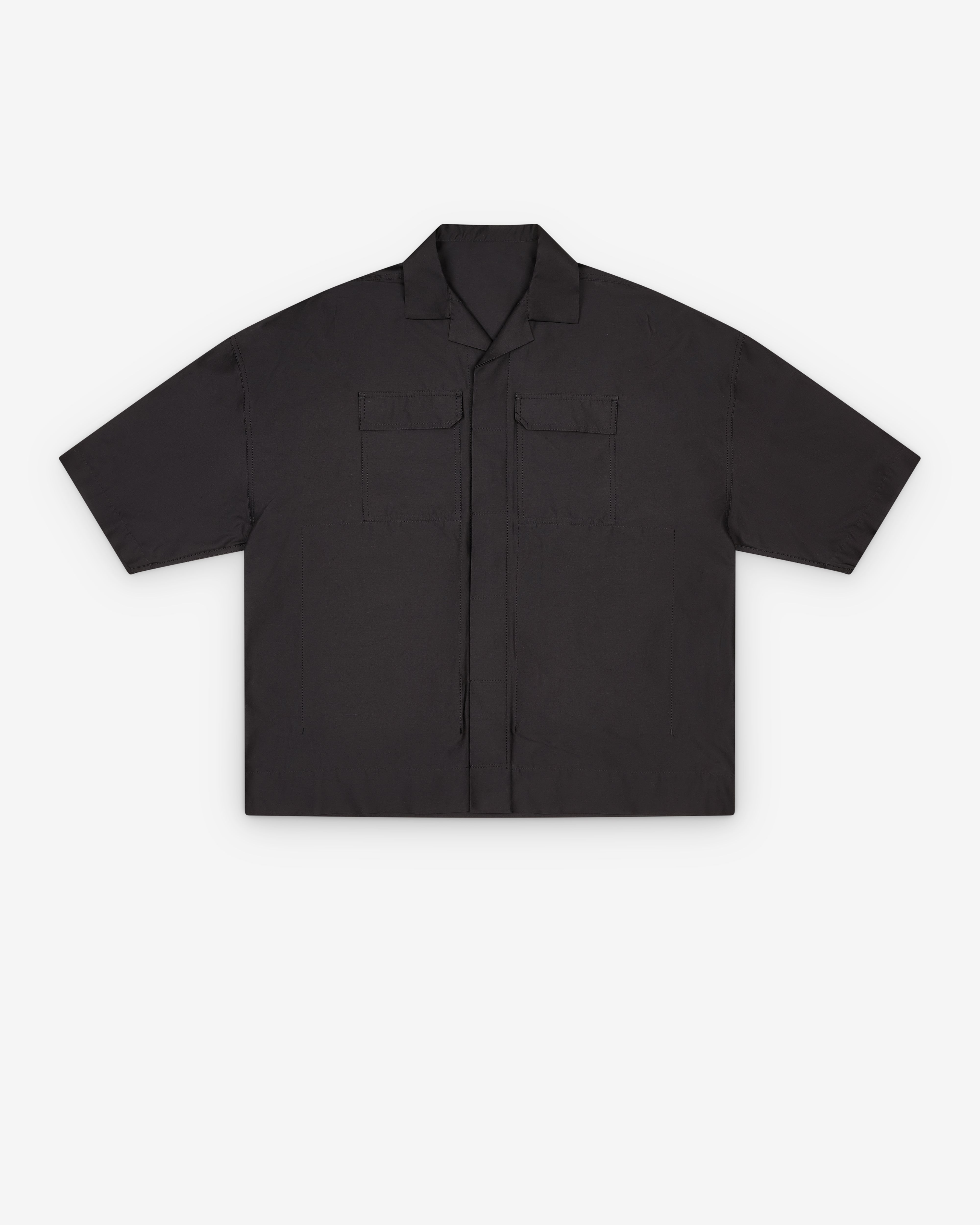 Rick Owens: Men's Magnum Tommy Shirt (Black) | DSMNY E-SHOP