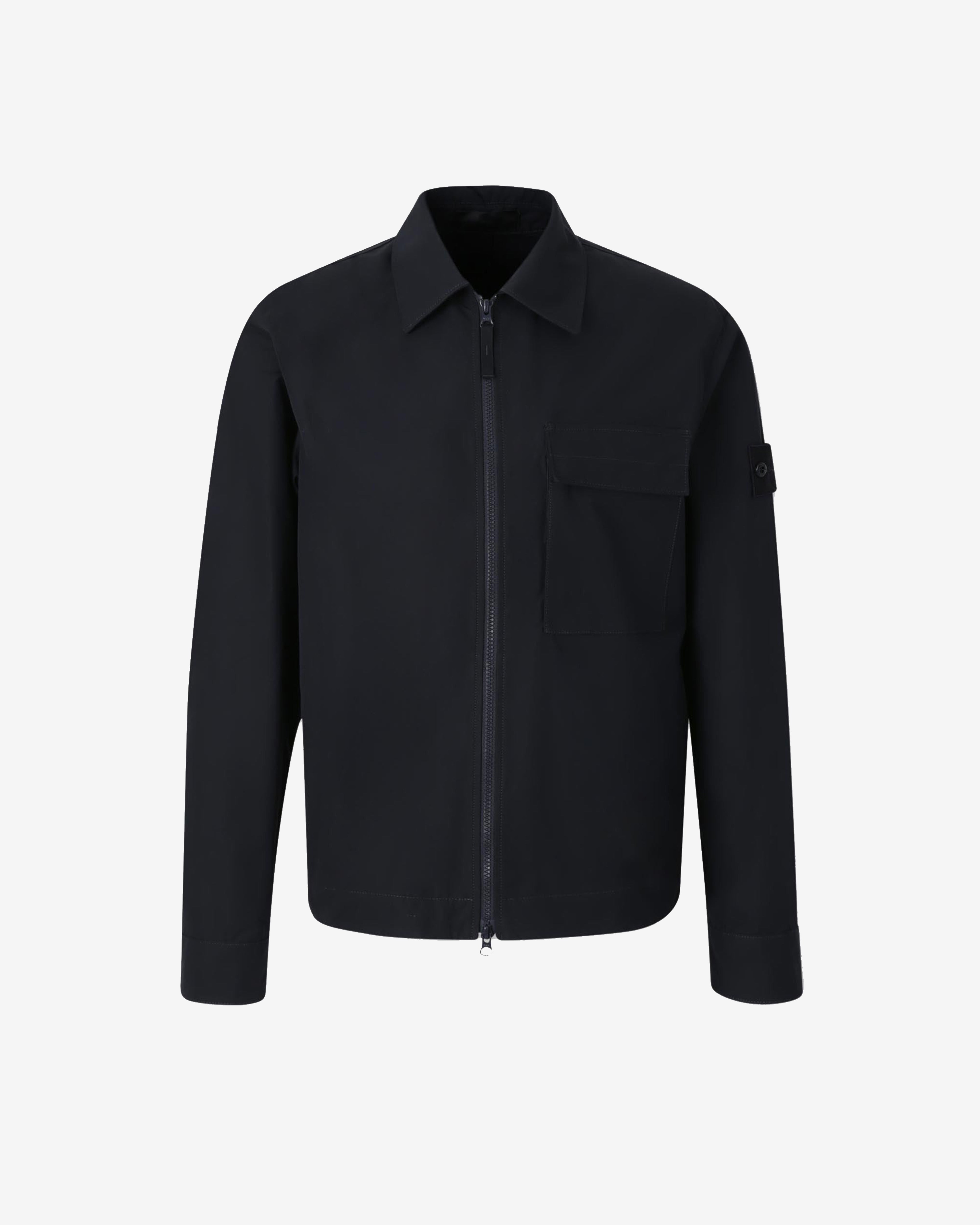 Stone Island: Men's Shirt Jacket (Black) | DSMNY E-SHOP