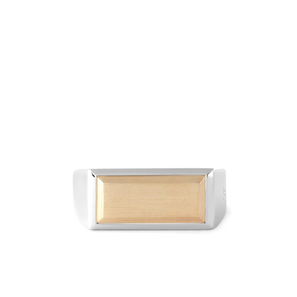 Tom Wood - Peaky Ring Gold Top - (Yellow Gold)